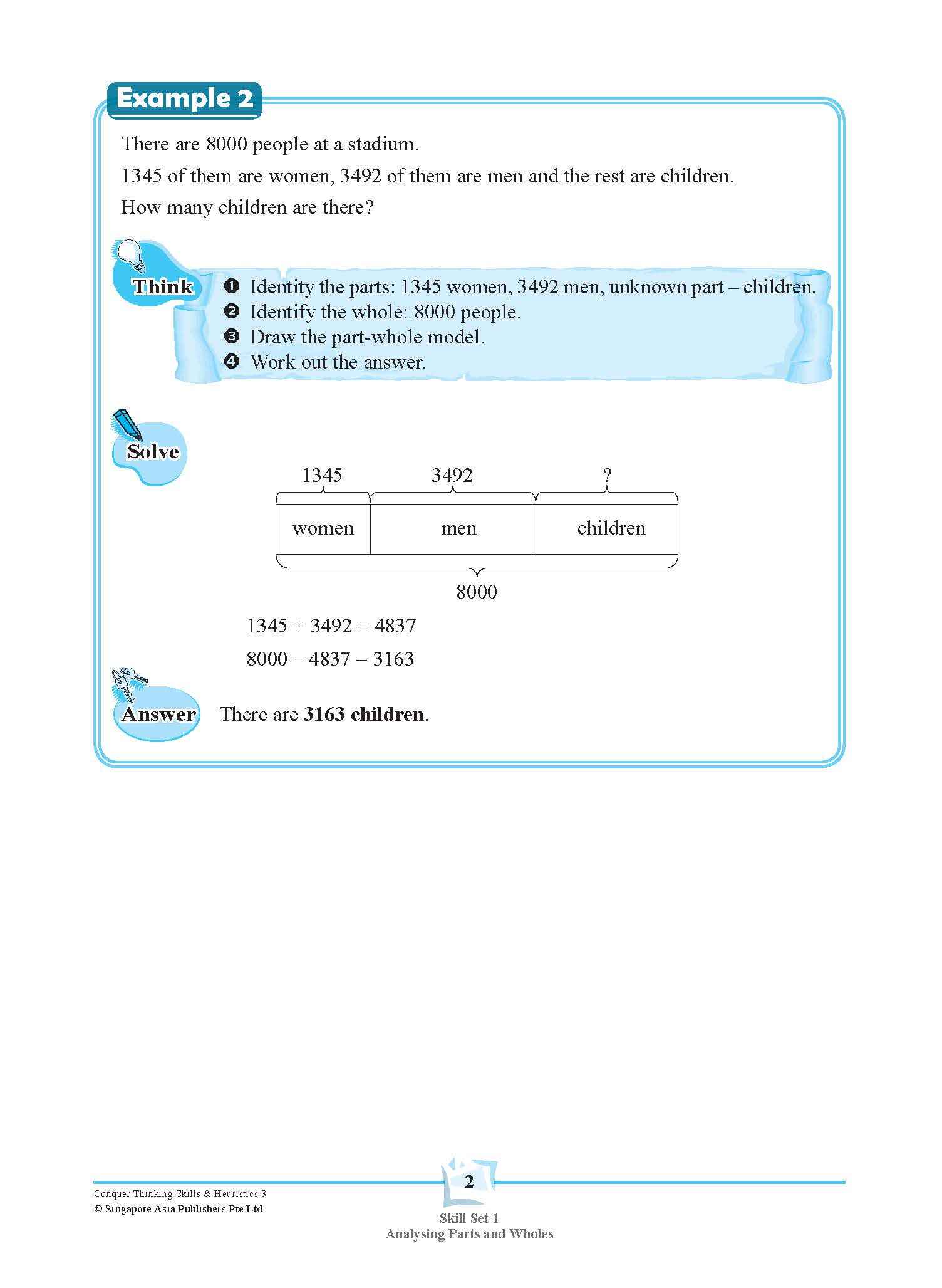Conquer Thinking Skills & Heuristics Workbook 3