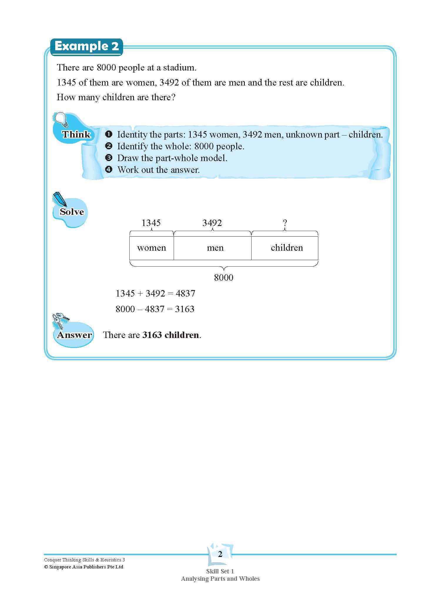 Conquer Thinking Skills & Heuristics Workbook 3
