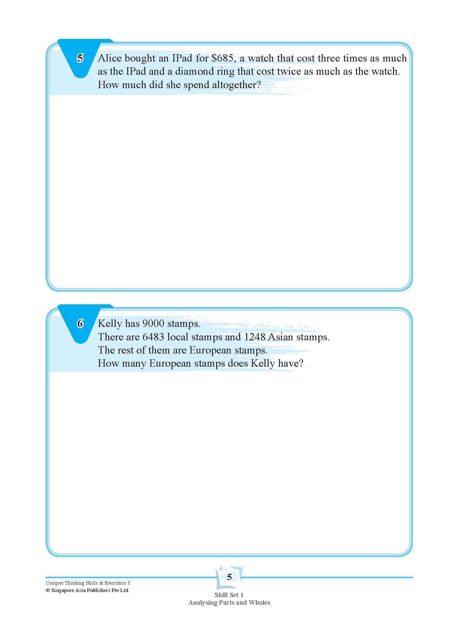 Conquer Thinking Skills & Heuristics Workbook 3