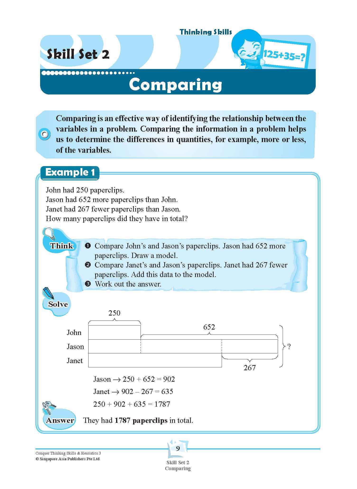 Conquer Thinking Skills & Heuristics Workbook 3