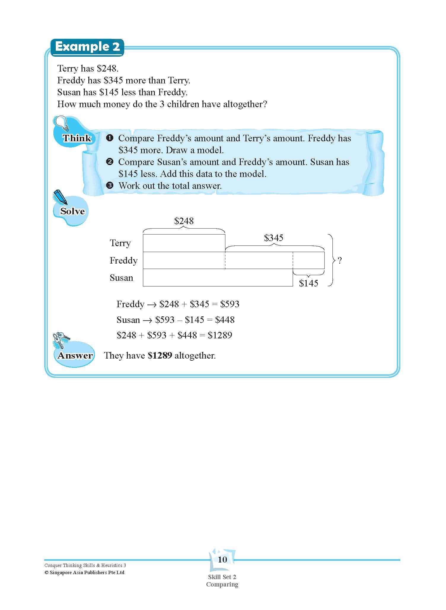 Conquer Thinking Skills & Heuristics Workbook 3