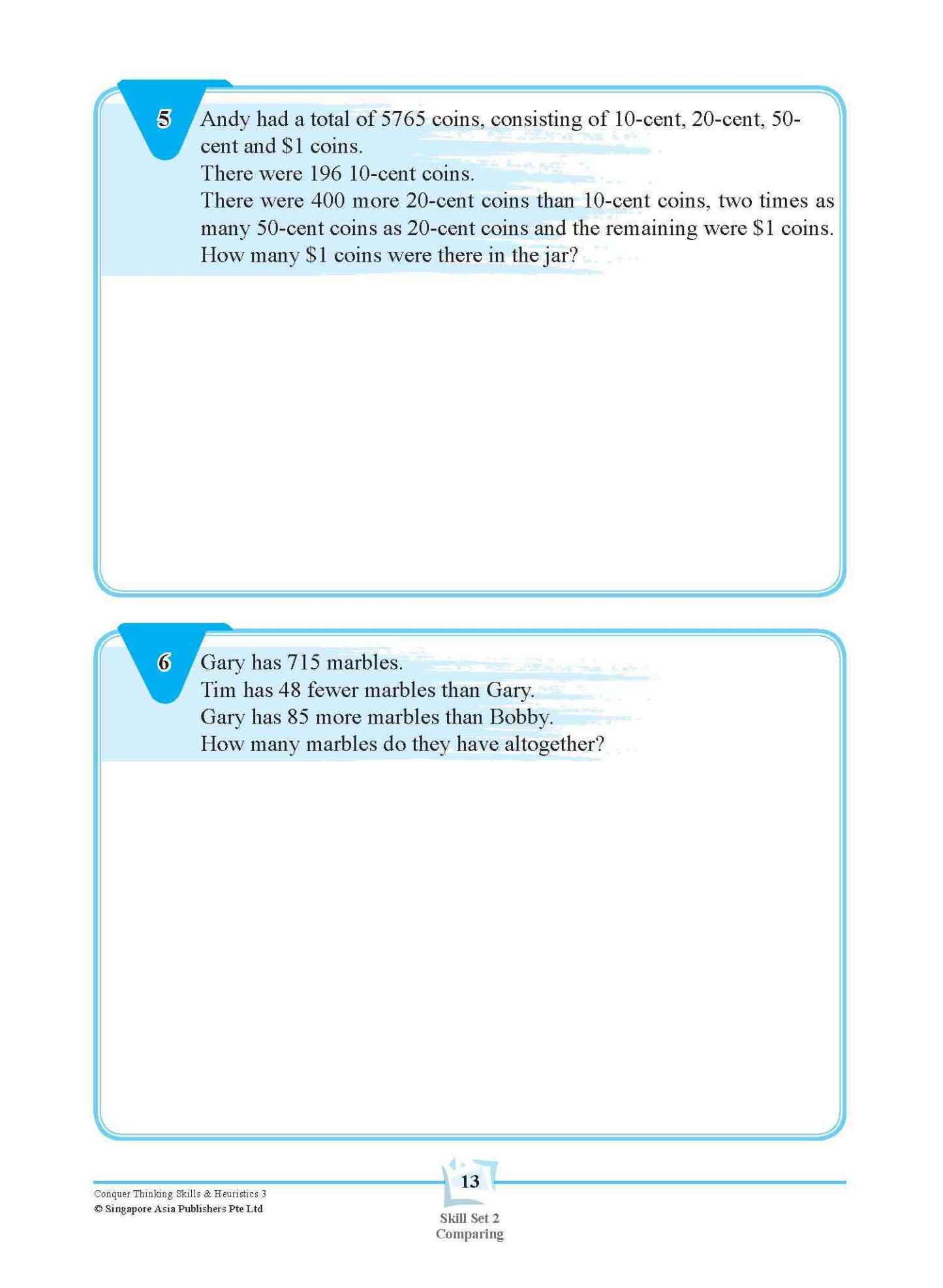 Conquer Thinking Skills & Heuristics Workbook 3