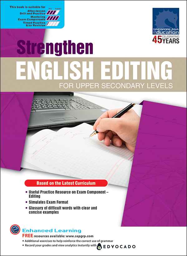 Strengthen ENGLISH EDITING FOR UPPER SECONDARY LEVELS