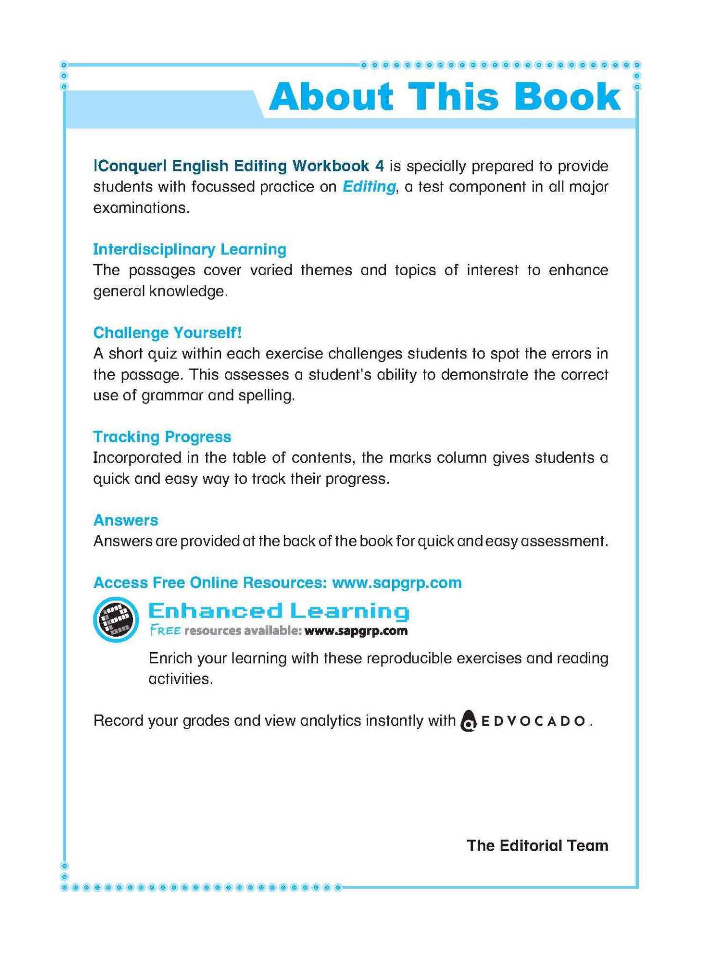 Conquer English Editing Workbook 4