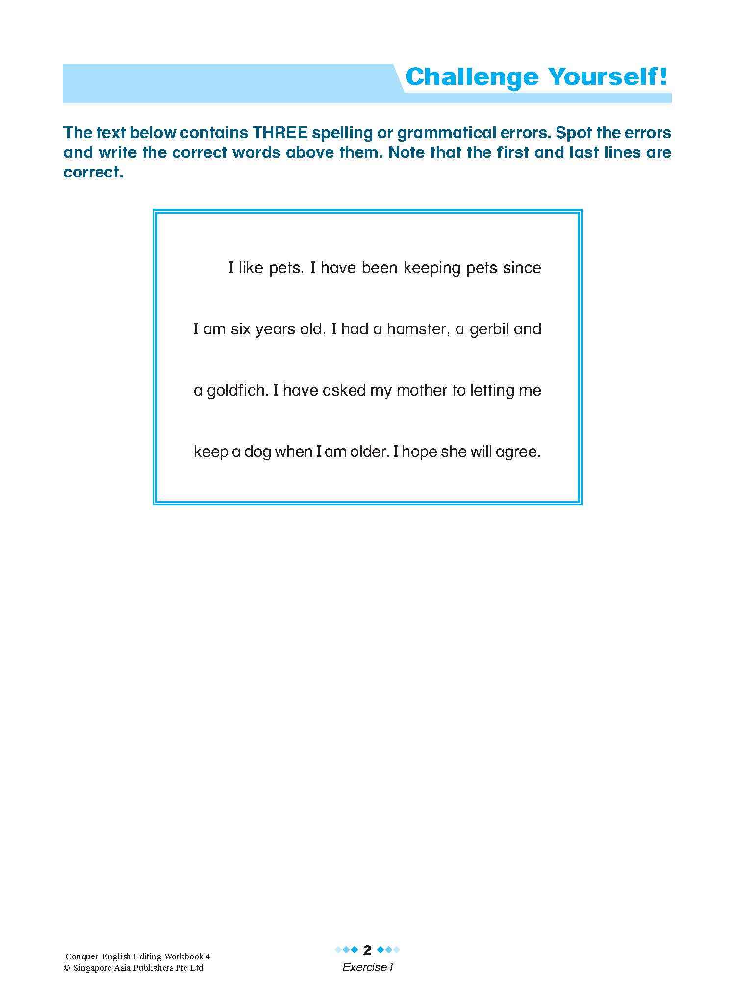 Conquer English Editing Workbook 4