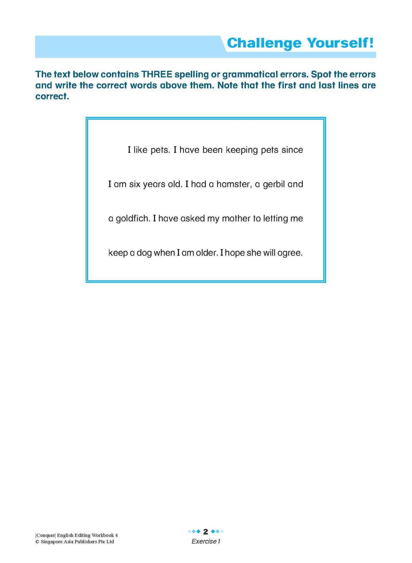 Conquer English Editing Workbook 4