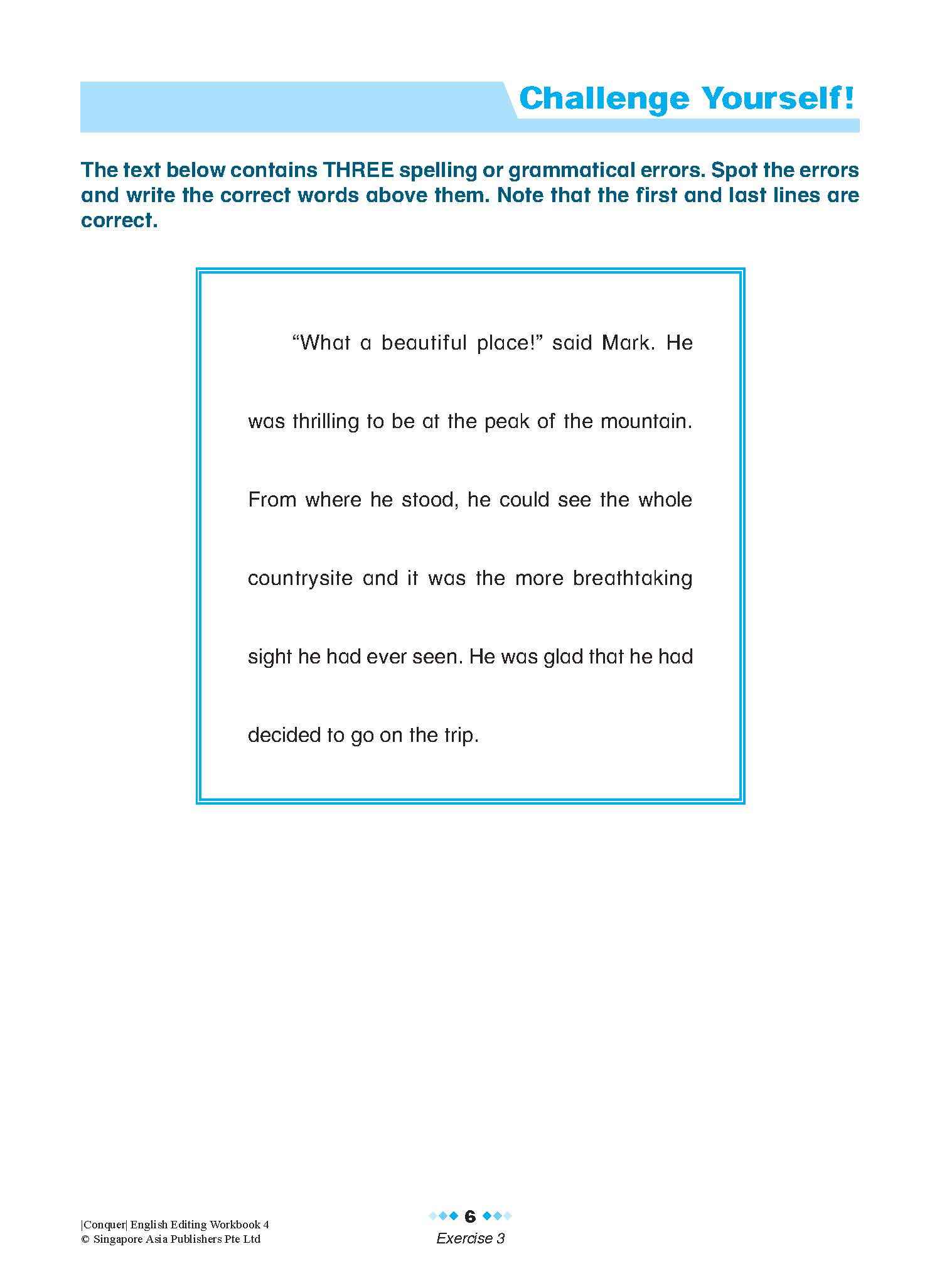 Conquer English Editing Workbook 4