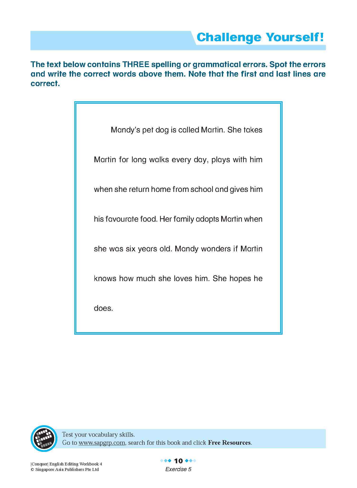 Conquer English Editing Workbook 4