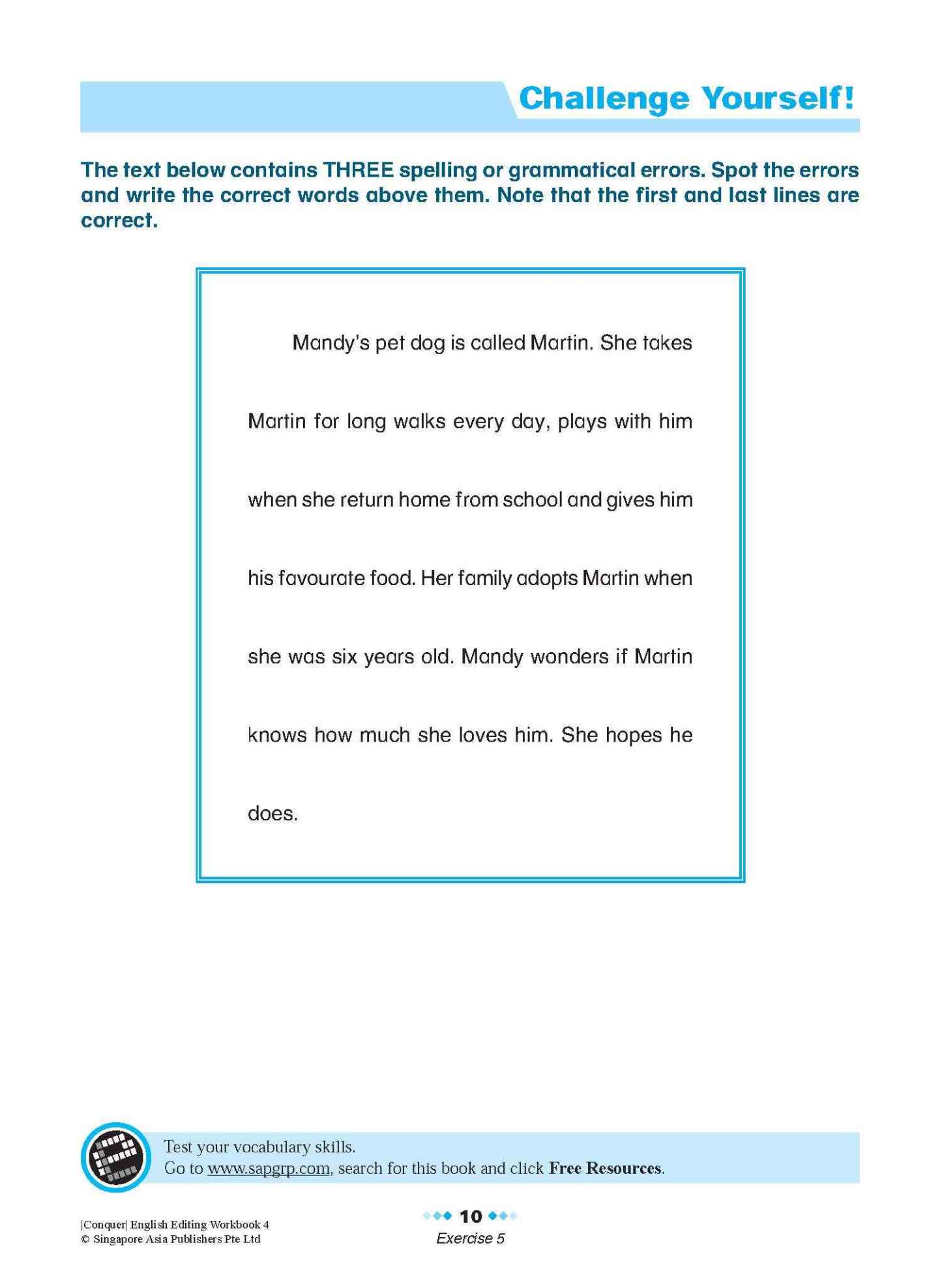 Conquer English Editing Workbook 4