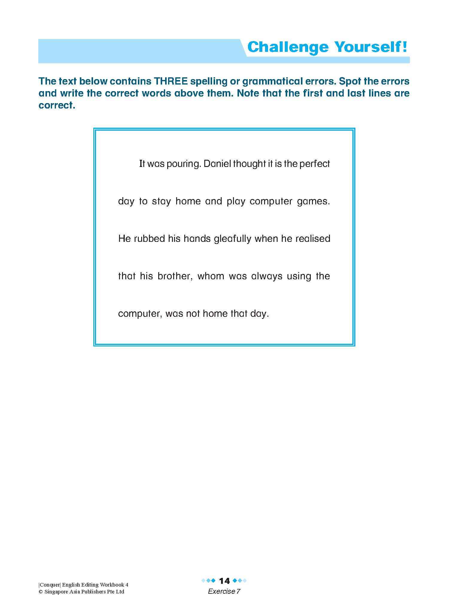 Conquer English Editing Workbook 4