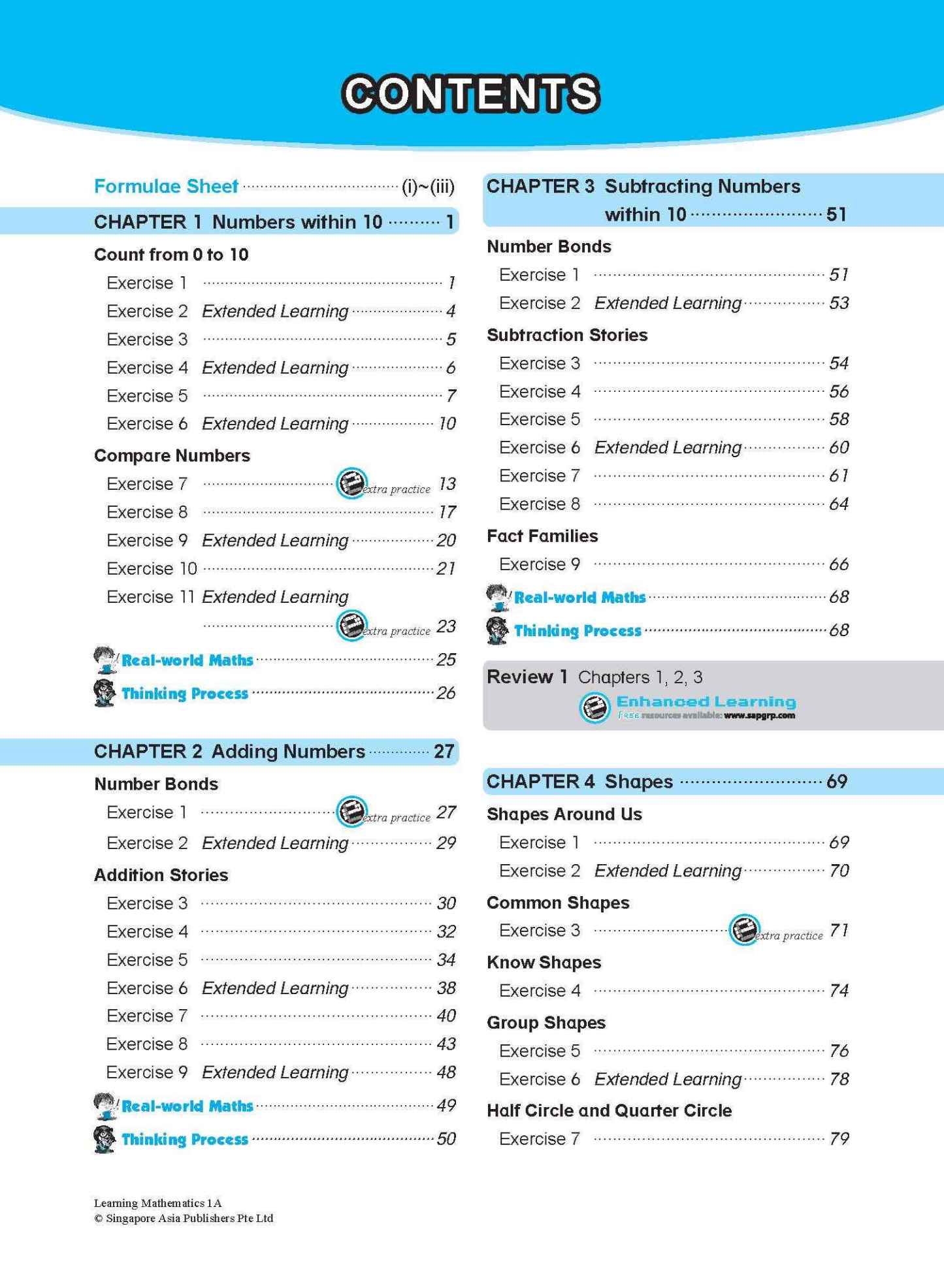 LEARNING MATHEMATICS For Primary Levels 1A
