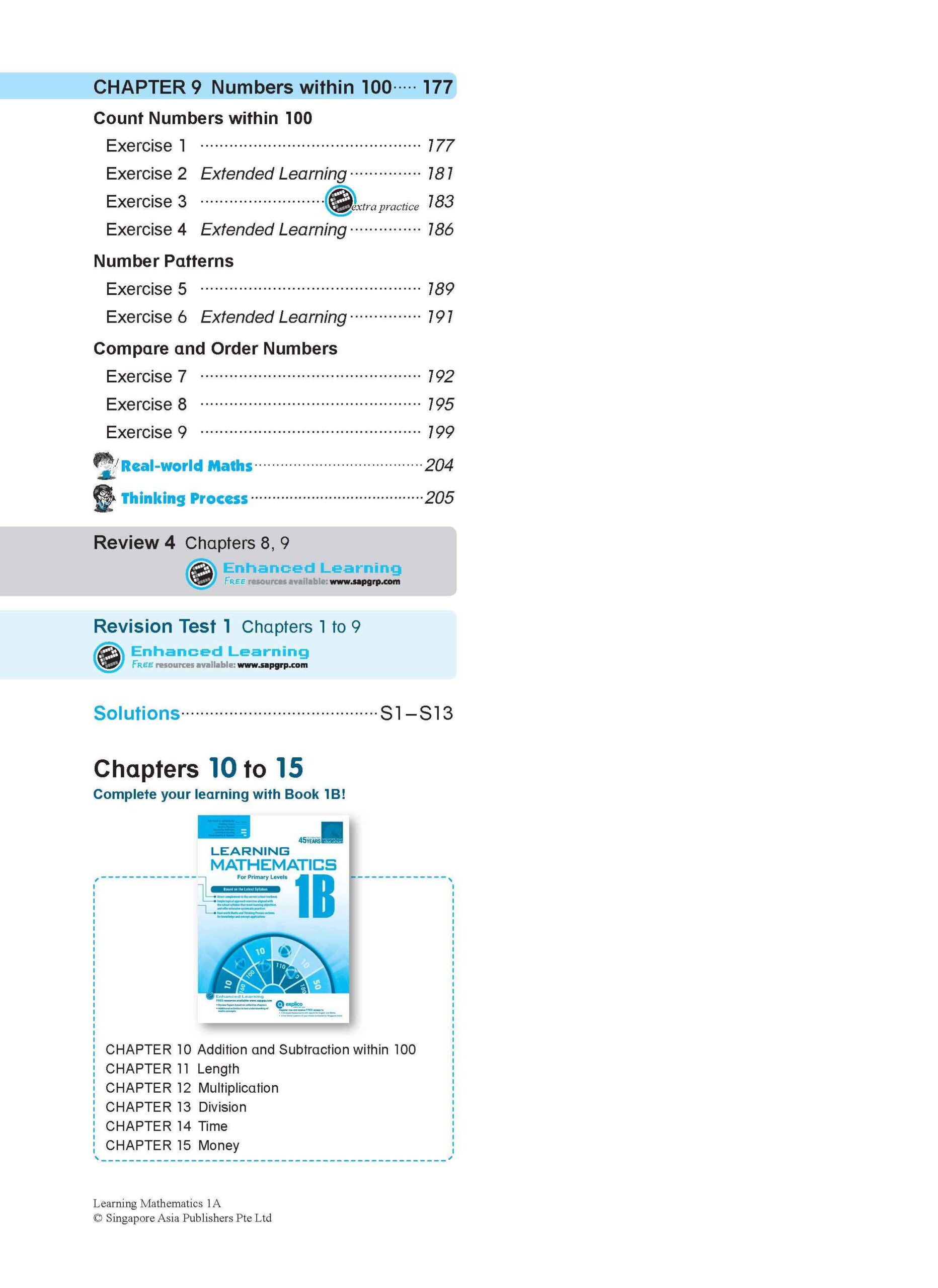 LEARNING MATHEMATICS For Primary Levels 1A