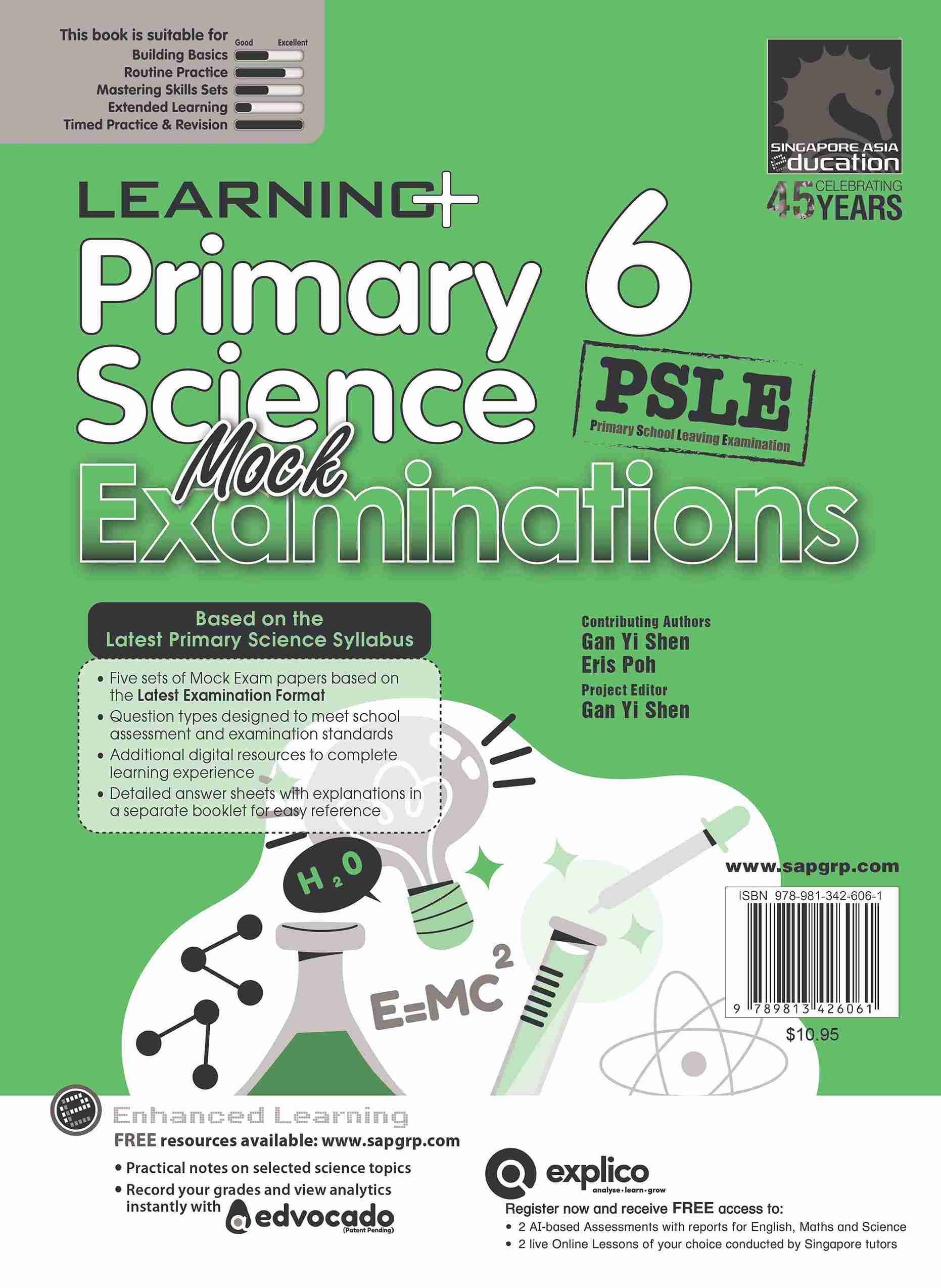 LEARNING+ Primary 6 Science Mock Examinations