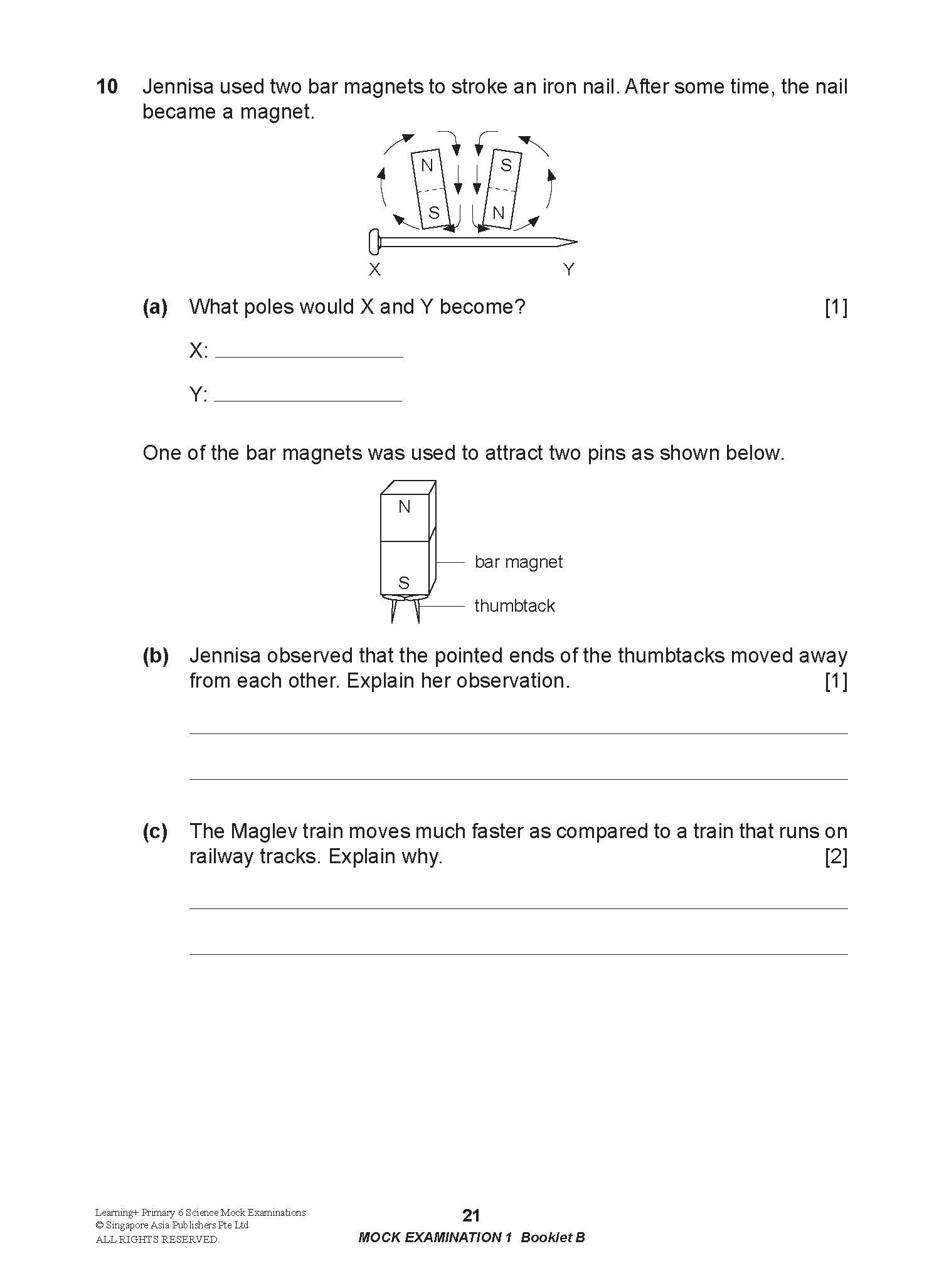 LEARNING+ Primary 6 Science Mock Examinations