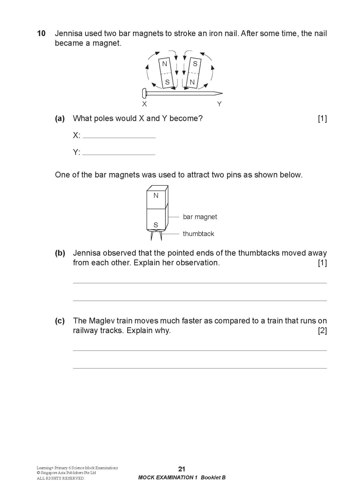 LEARNING+ Primary 6 Science Mock Examinations