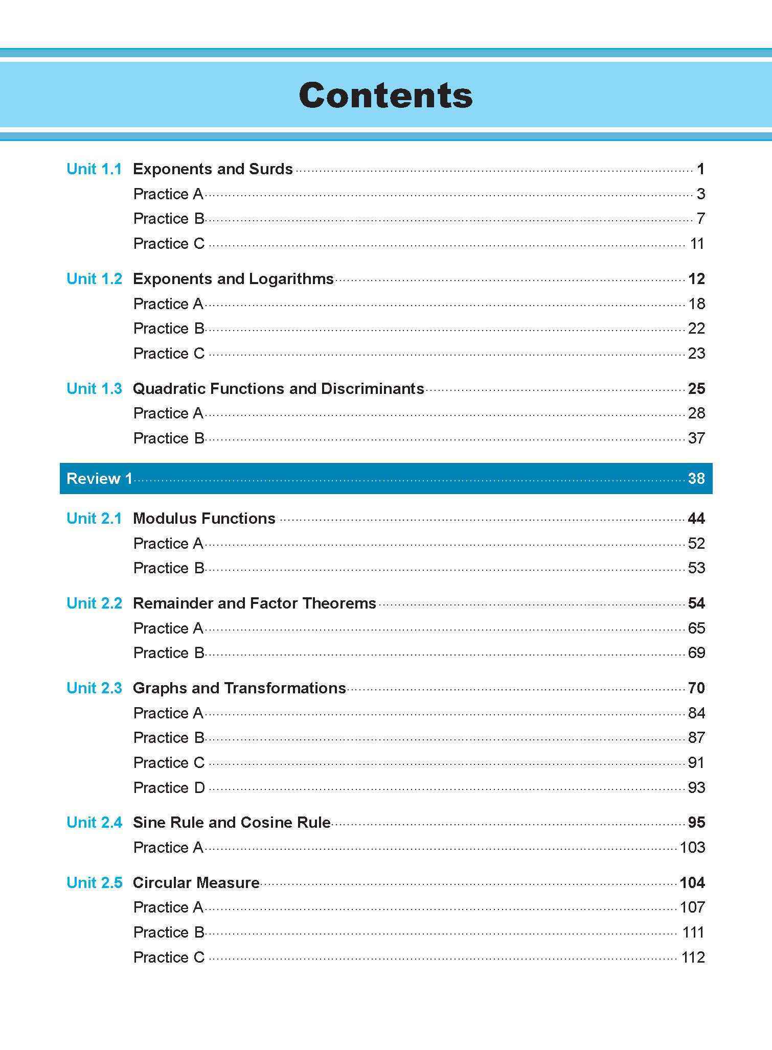 ADVANCED MATHEMATICS FOR G3 AND IP STUDENTS SECONDARY 3