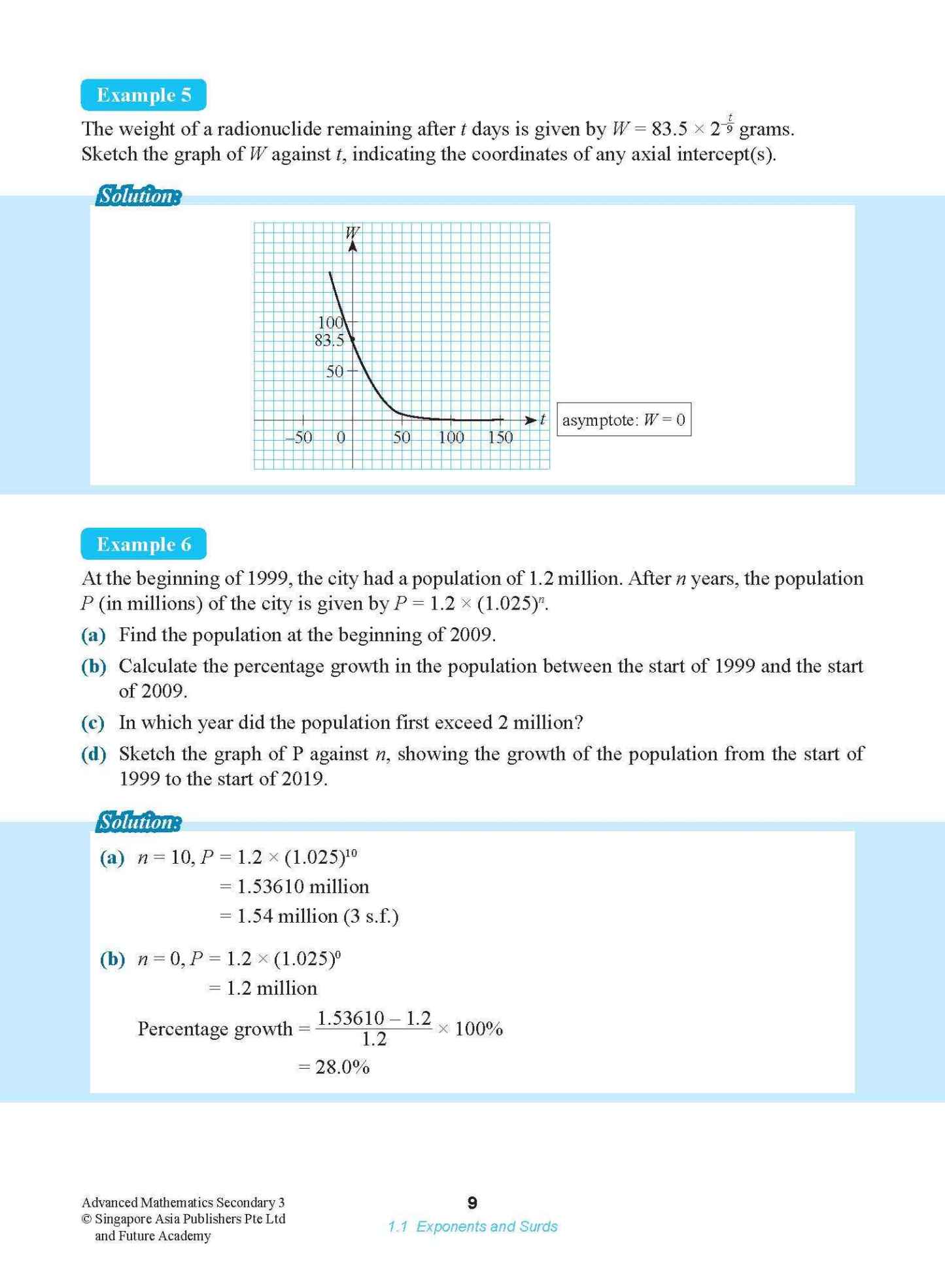 ADVANCED MATHEMATICS FOR G3 AND IP STUDENTS SECONDARY 3