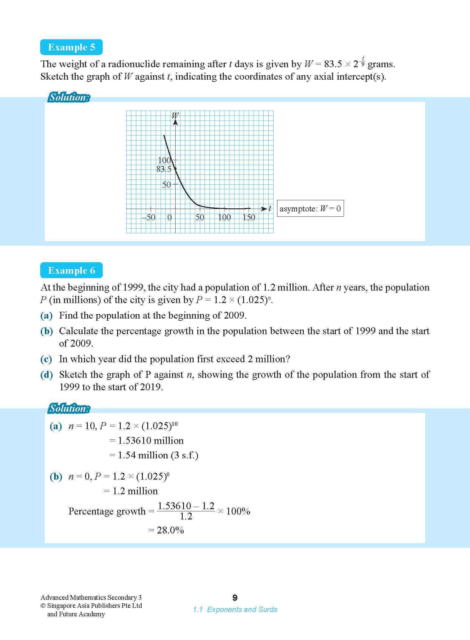 ADVANCED MATHEMATICS FOR G3 AND IP STUDENTS SECONDARY 3