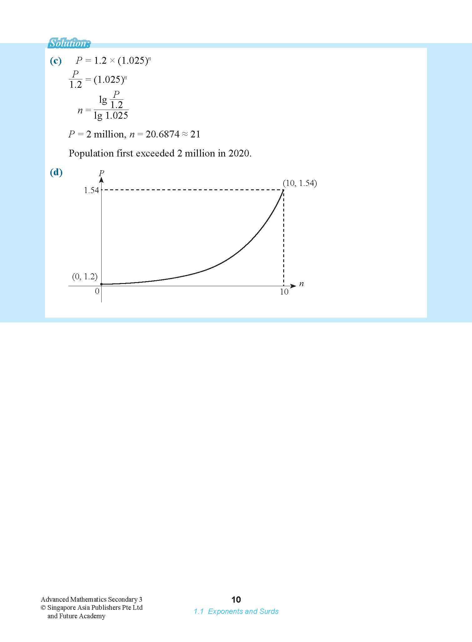 ADVANCED MATHEMATICS FOR G3 AND IP STUDENTS SECONDARY 3