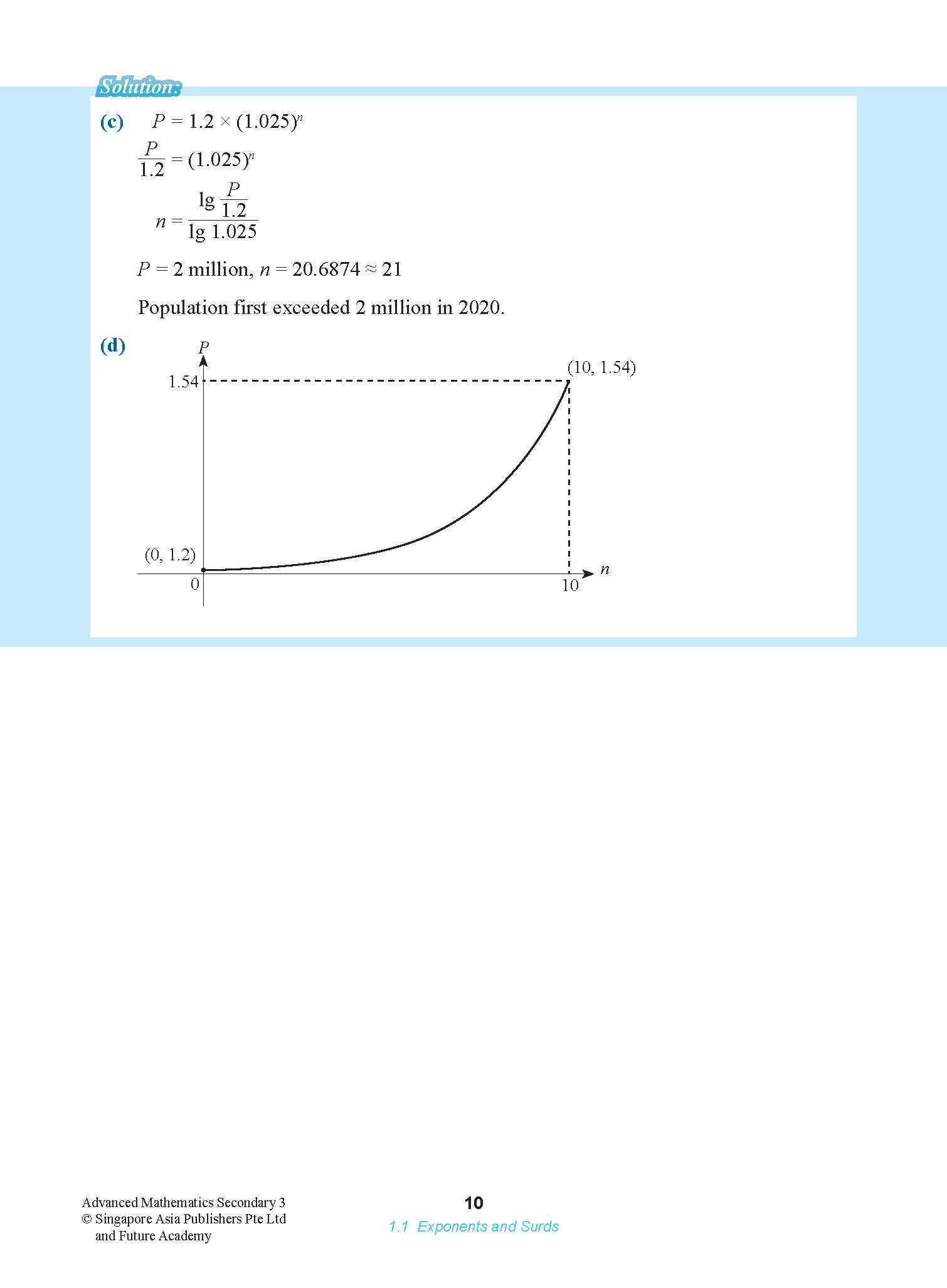 ADVANCED MATHEMATICS FOR G3 AND IP STUDENTS SECONDARY 3