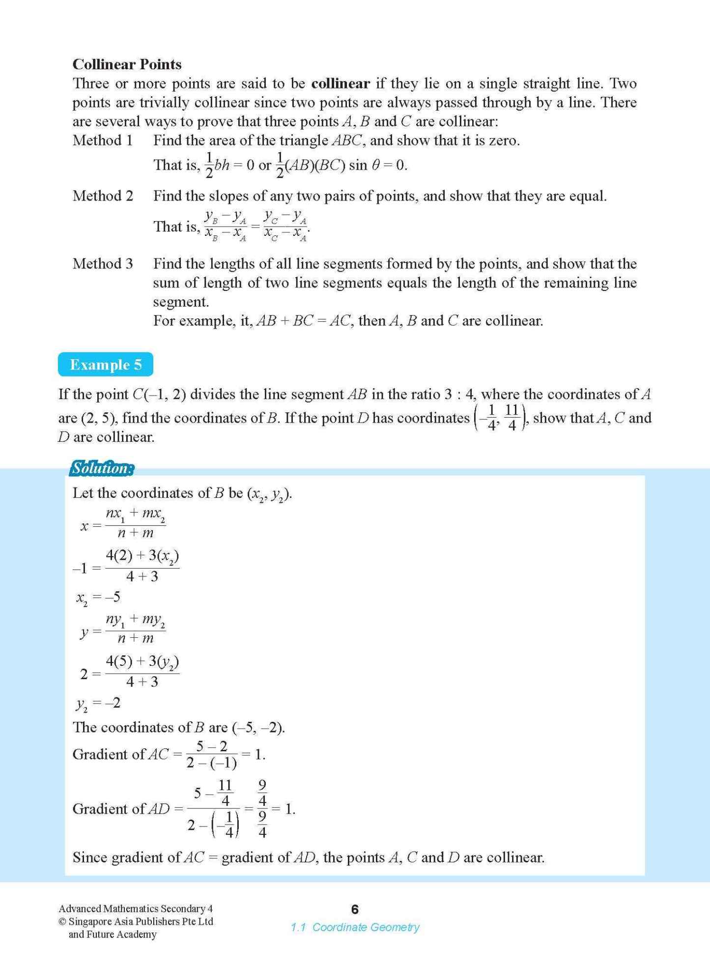 ADVANCED MATHEMATICS FOR EXPRESS AND IP STUDENTS SECONDARY 4