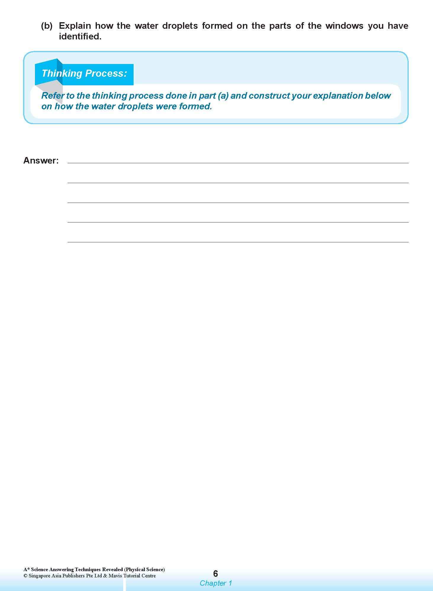 A* SCIENCE ANSWERING TECHNIQUES Revealed for upper primary levels (PHYSICAL SCIENCE)