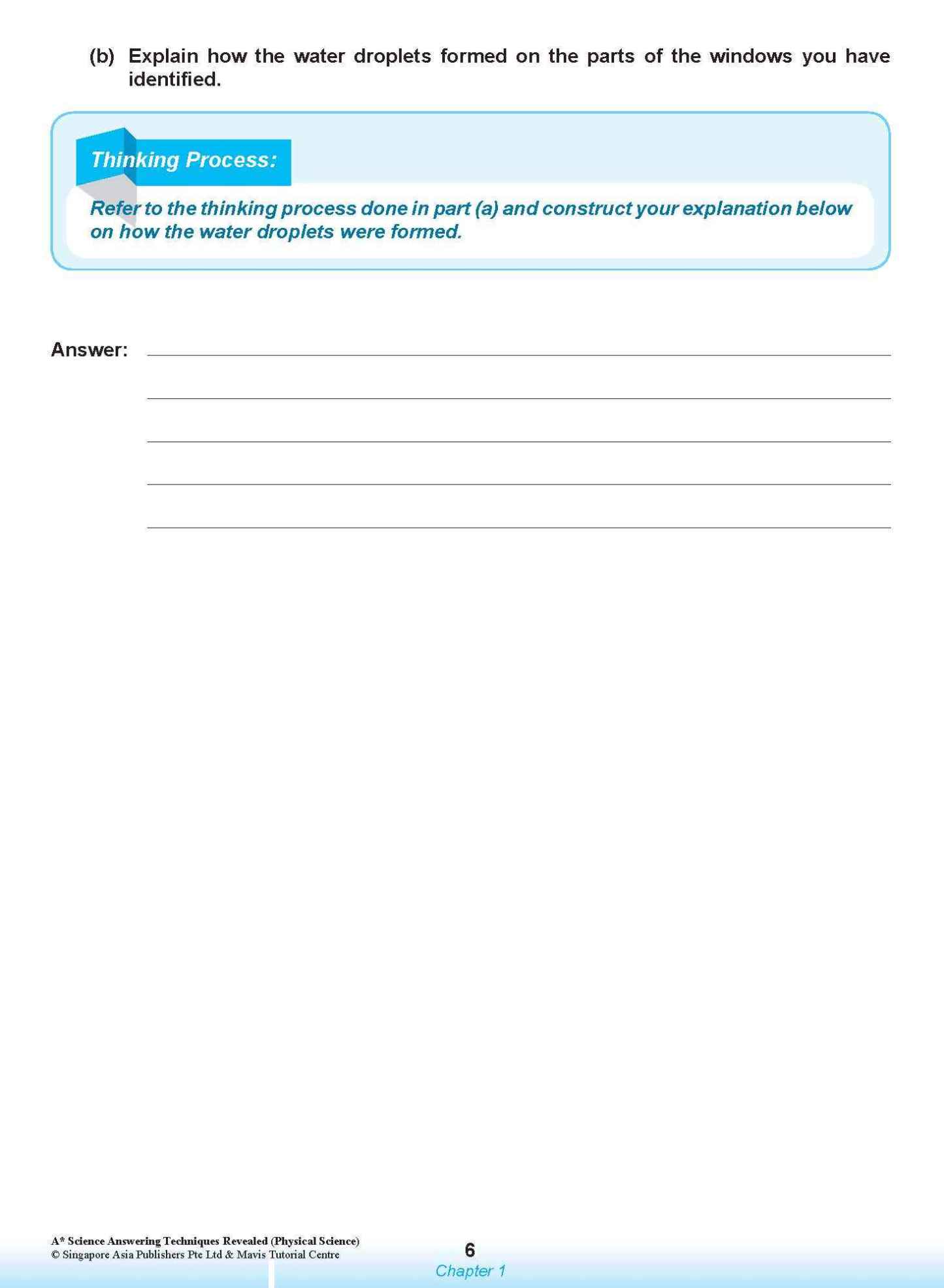 A* SCIENCE ANSWERING TECHNIQUES Revealed for upper primary levels (PHYSICAL SCIENCE)