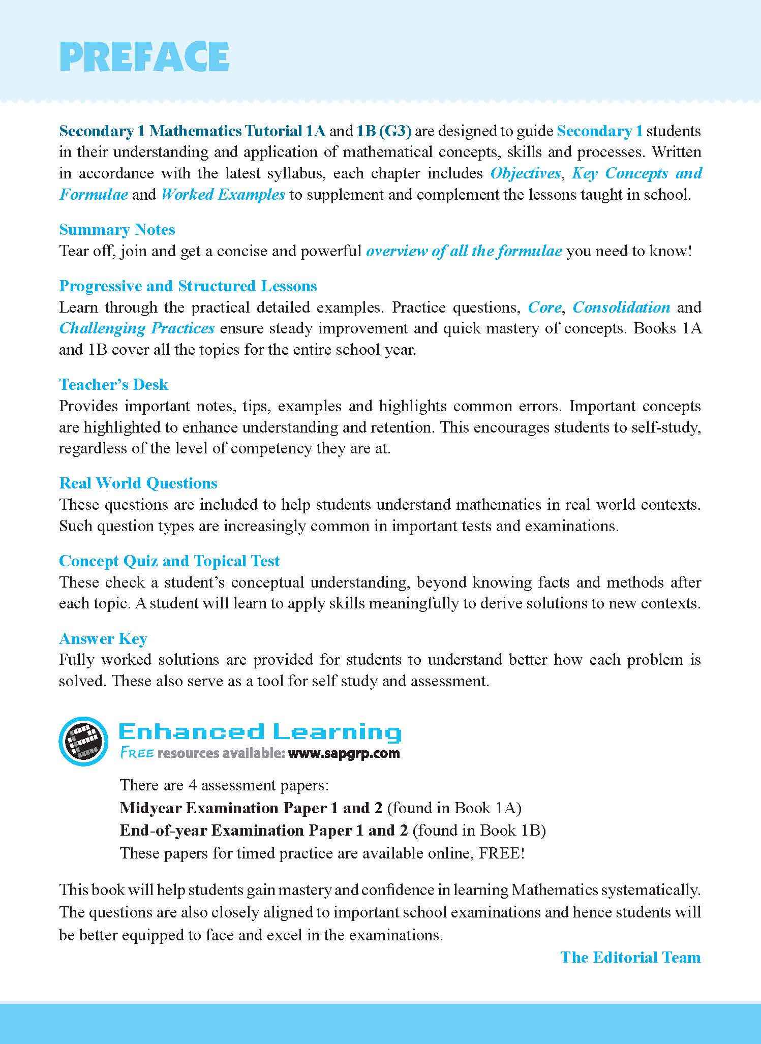 Secondary 1 Mathematics Tutorial 1B [G3]
