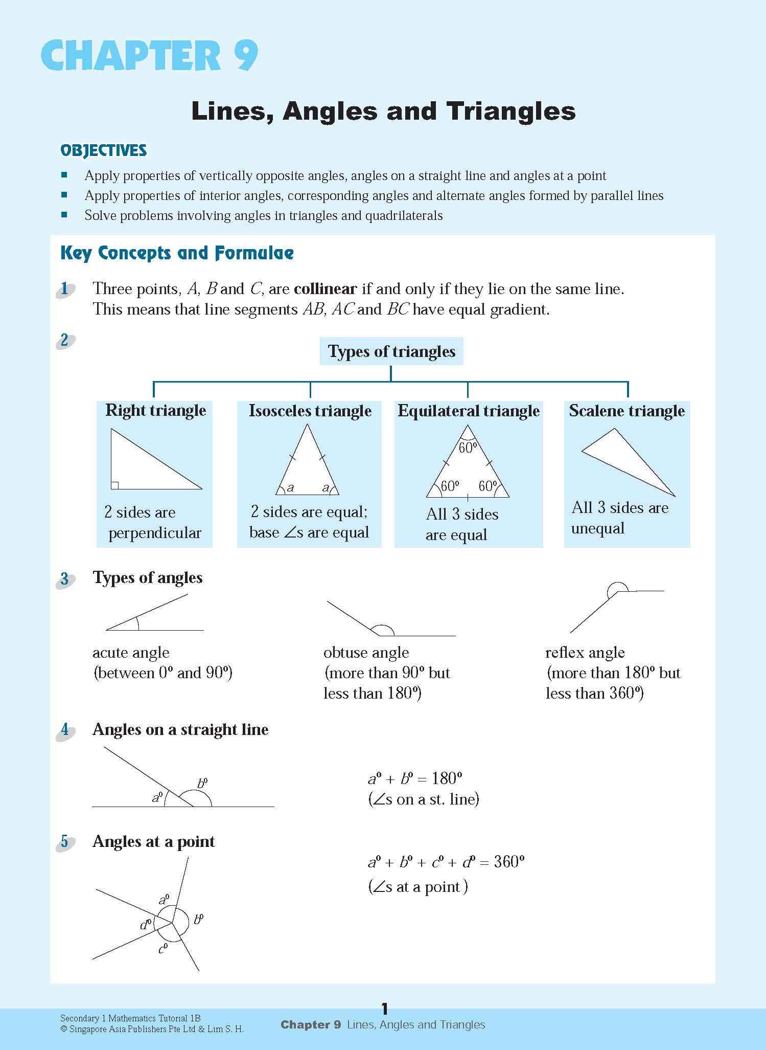 Secondary 1 Mathematics Tutorial 1B [G3]