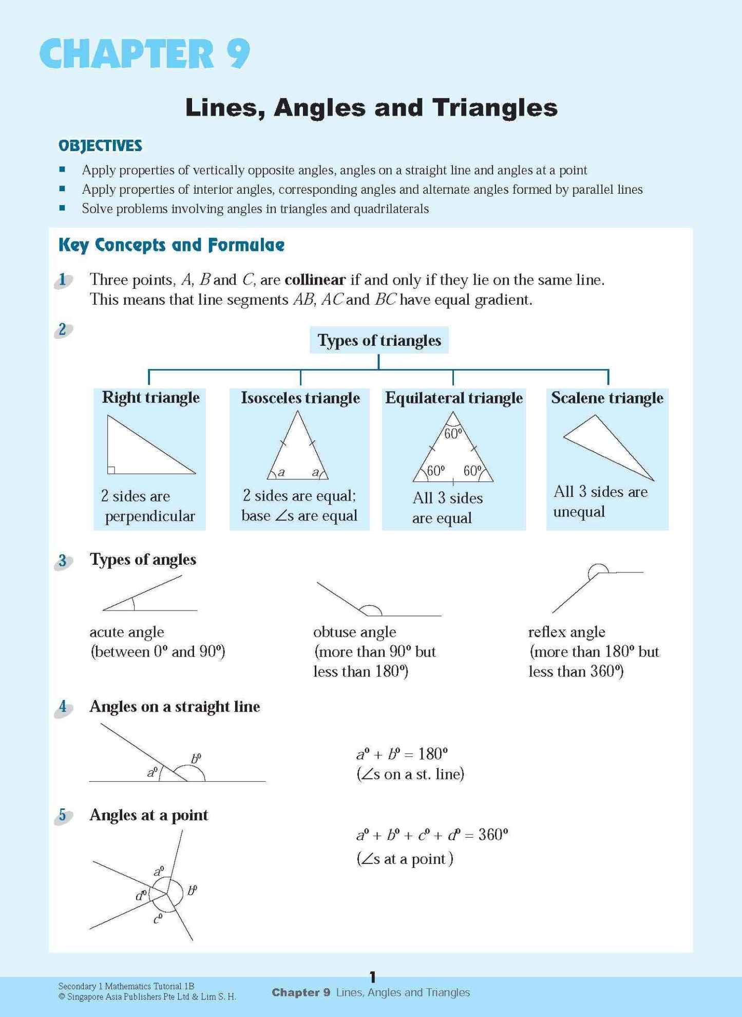 Secondary 1 Mathematics Tutorial 1B [G3]