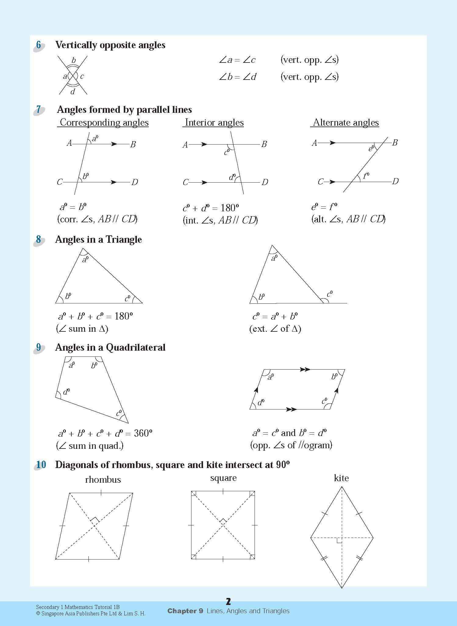 Secondary 1 Mathematics Tutorial 1B [G3]