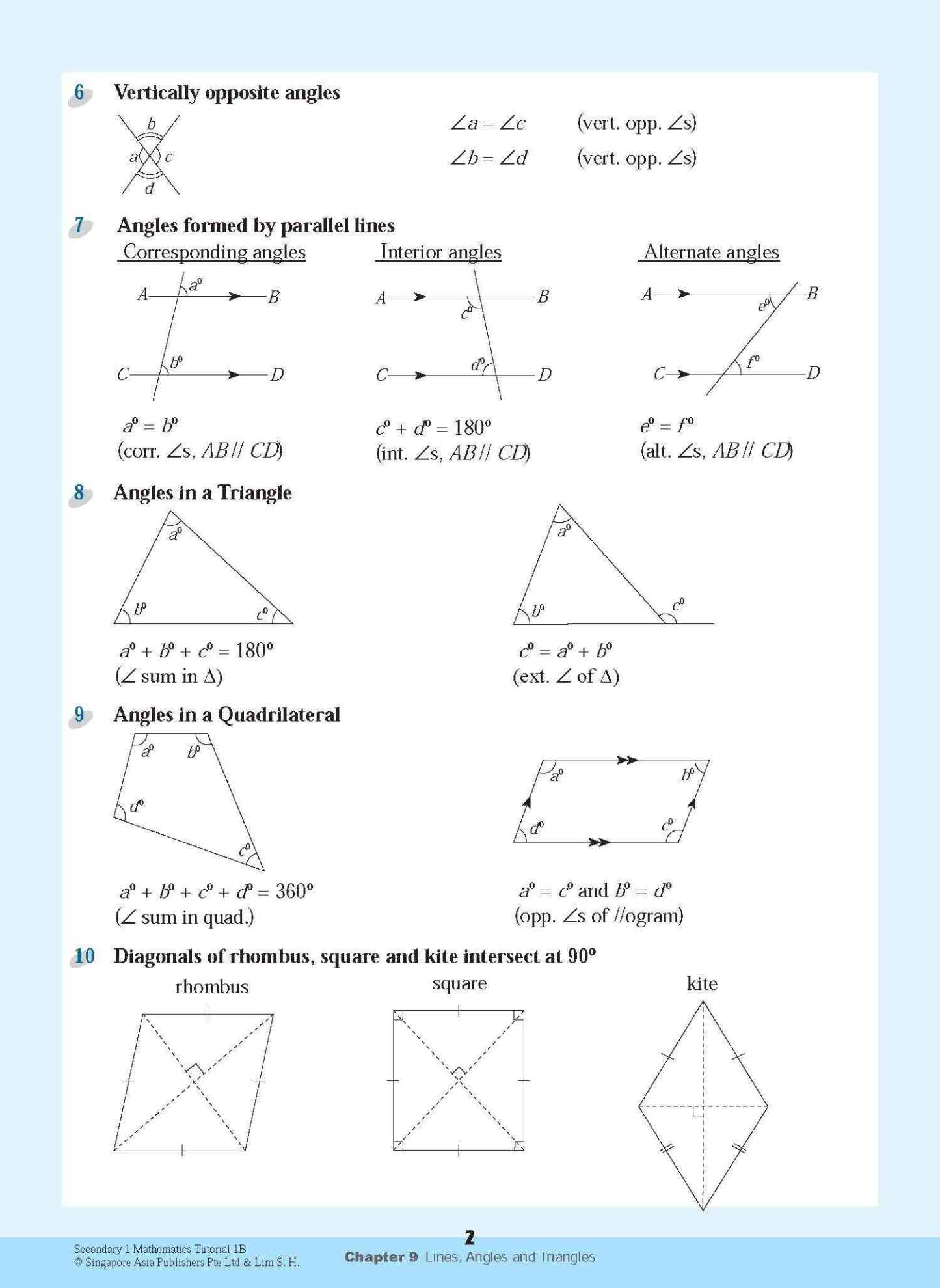 Secondary 1 Mathematics Tutorial 1B [G3]