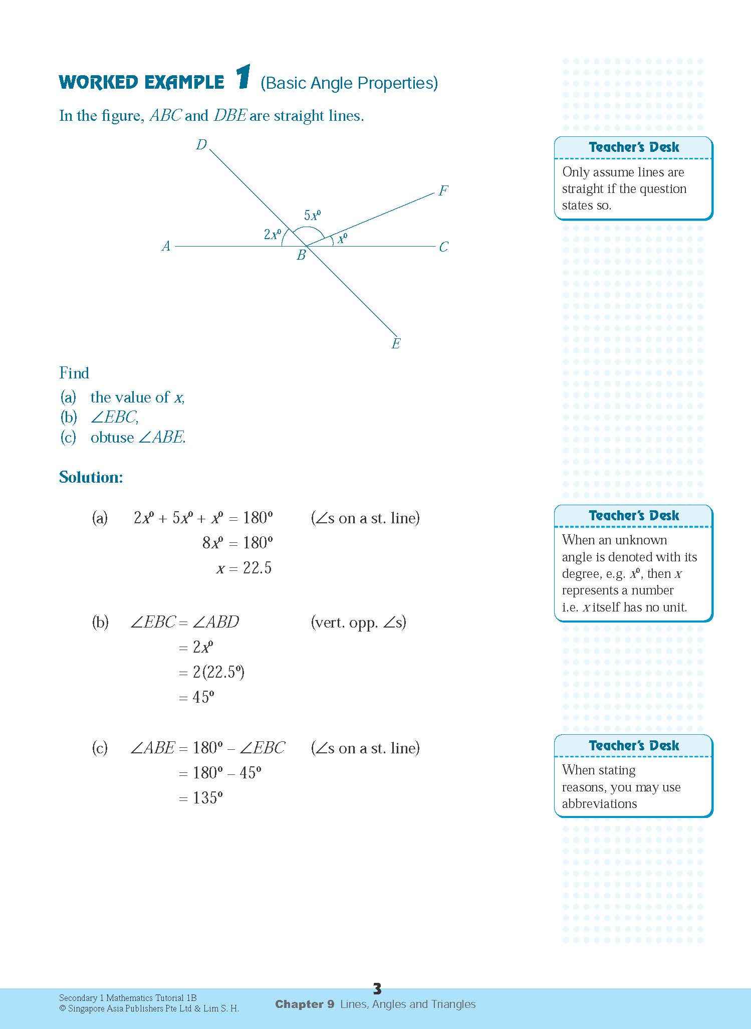 Secondary 1 Mathematics Tutorial 1B [G3]