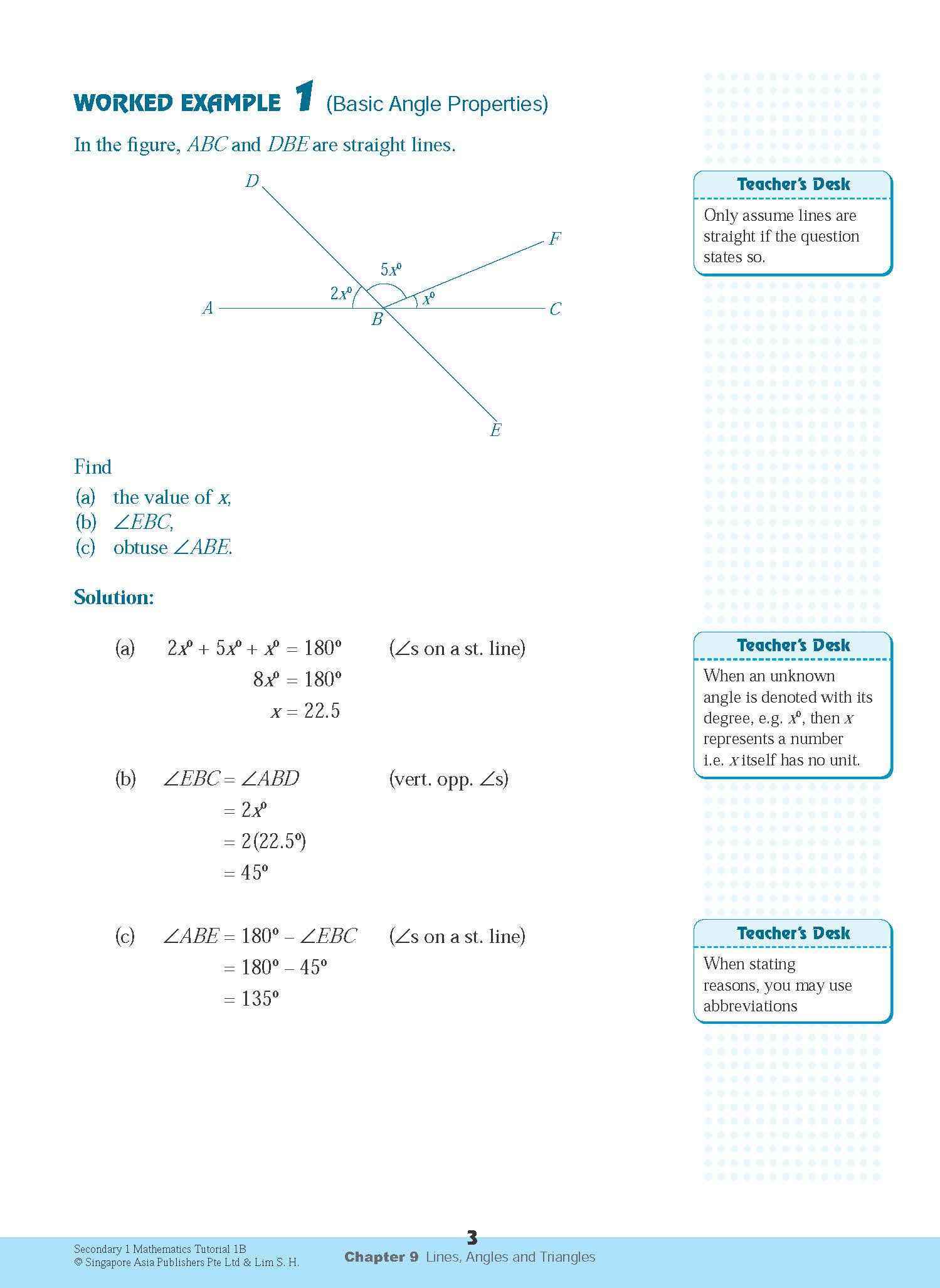 Secondary 1 Mathematics Tutorial 1B [G3]