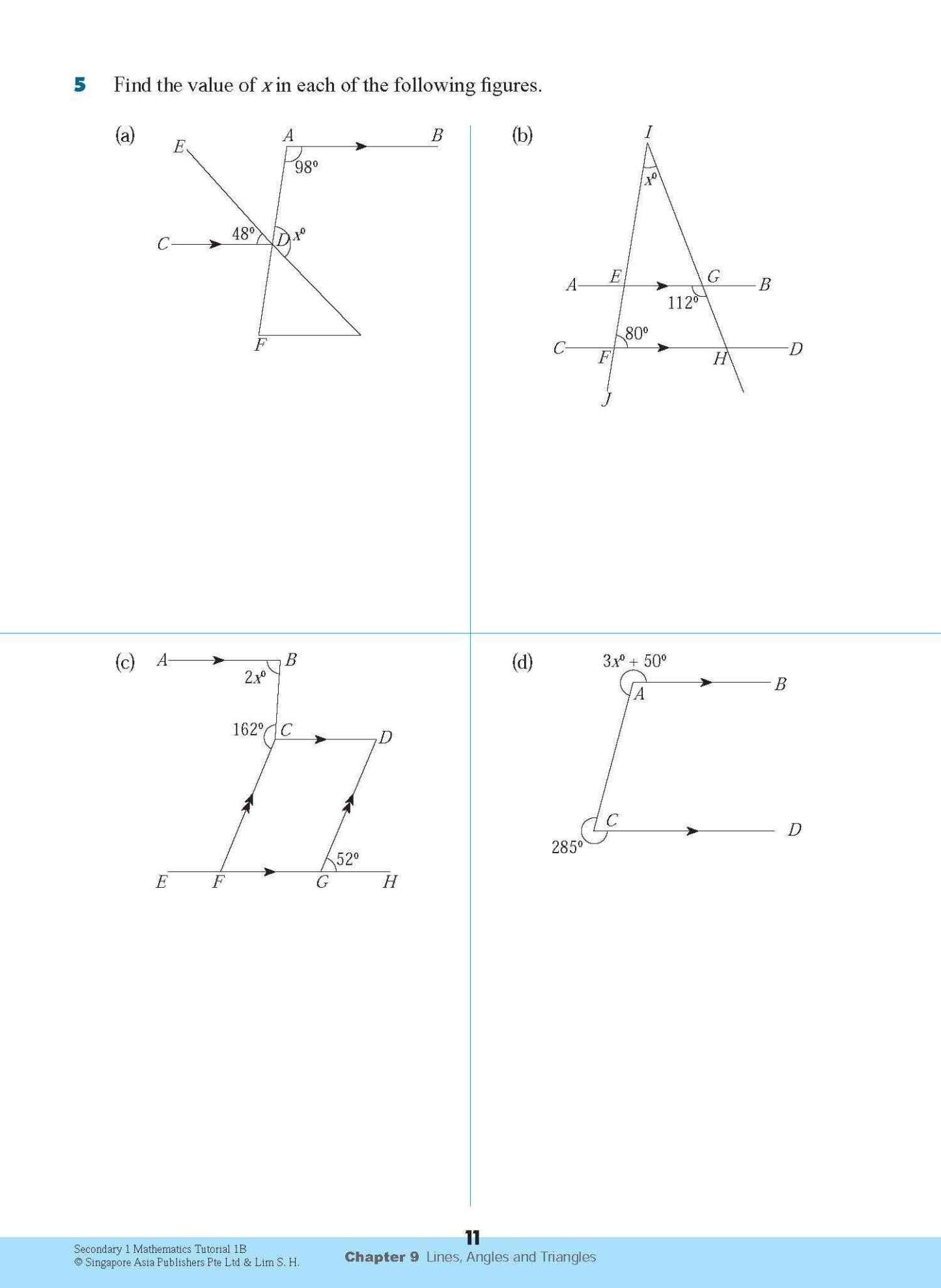 Secondary 1 Mathematics Tutorial 1B [G3]