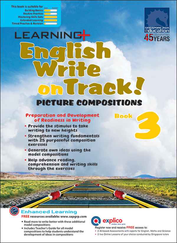 LEARNING+ English Write on Track! PICTURE COMPOSITIONS Book 3