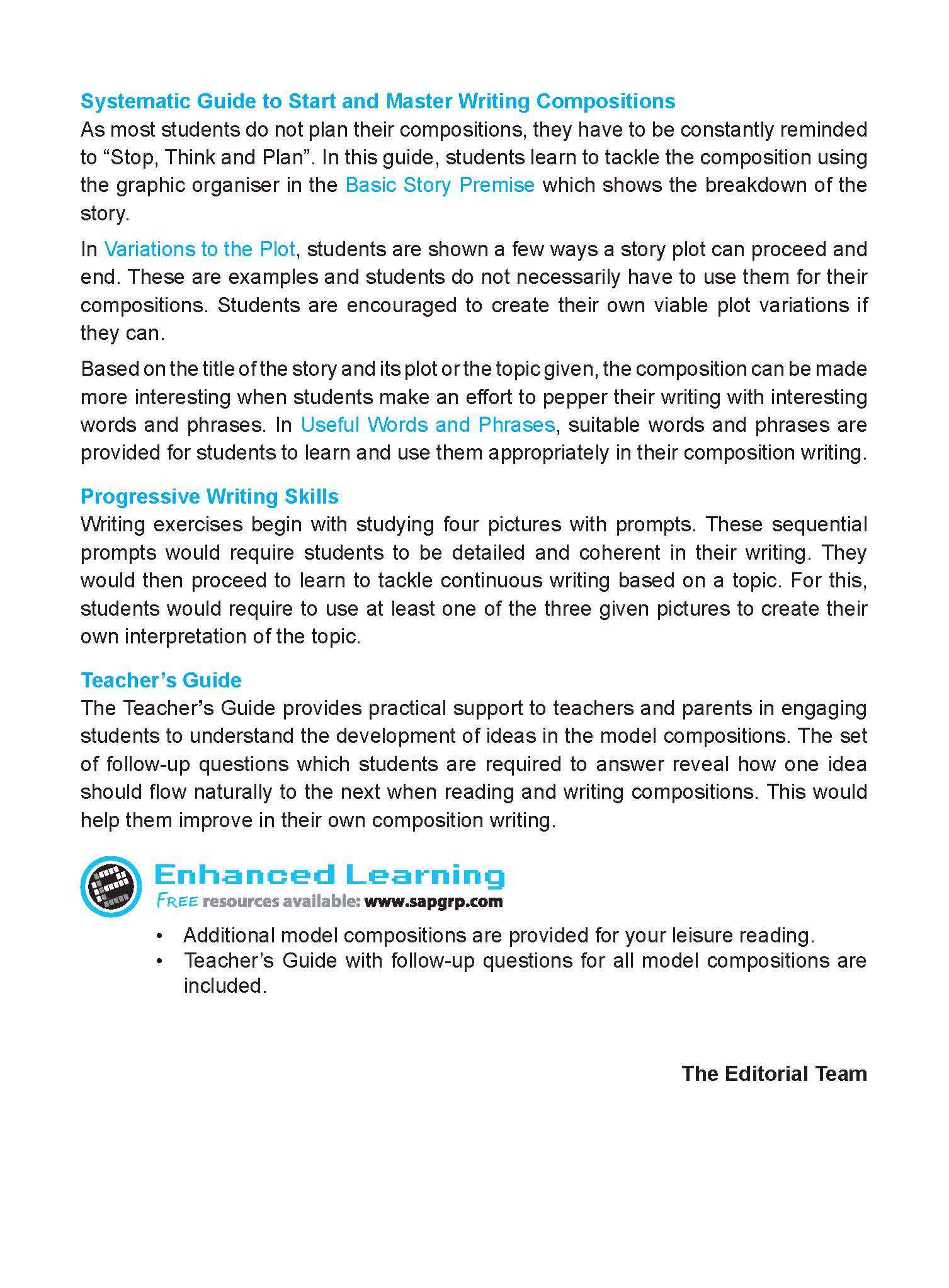 LEARNING+ English Write on Track! PICTURE COMPOSITIONS Book 3