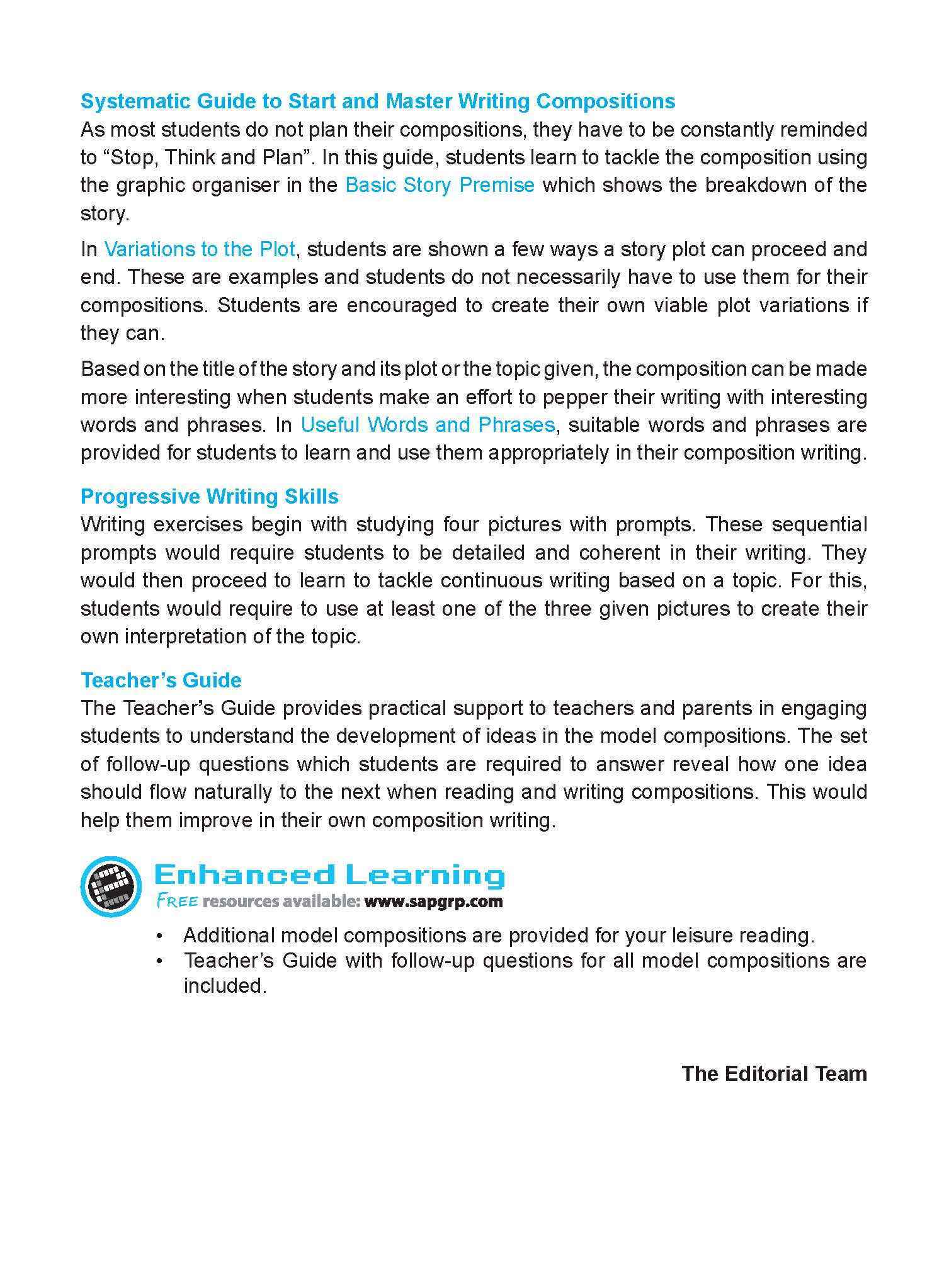 LEARNING+ English Write on Track! PICTURE COMPOSITIONS Book 3