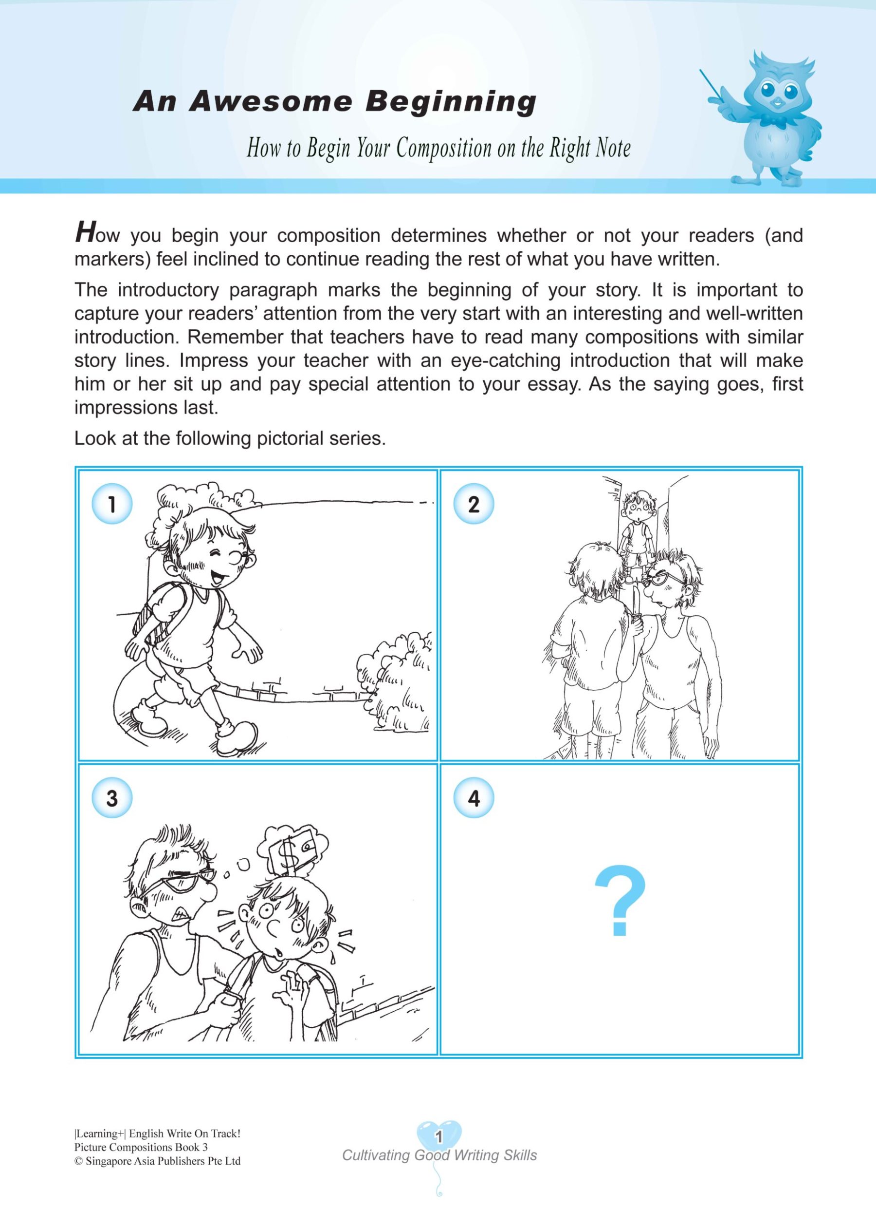 LEARNING+ English Write on Track! PICTURE COMPOSITIONS Book 3