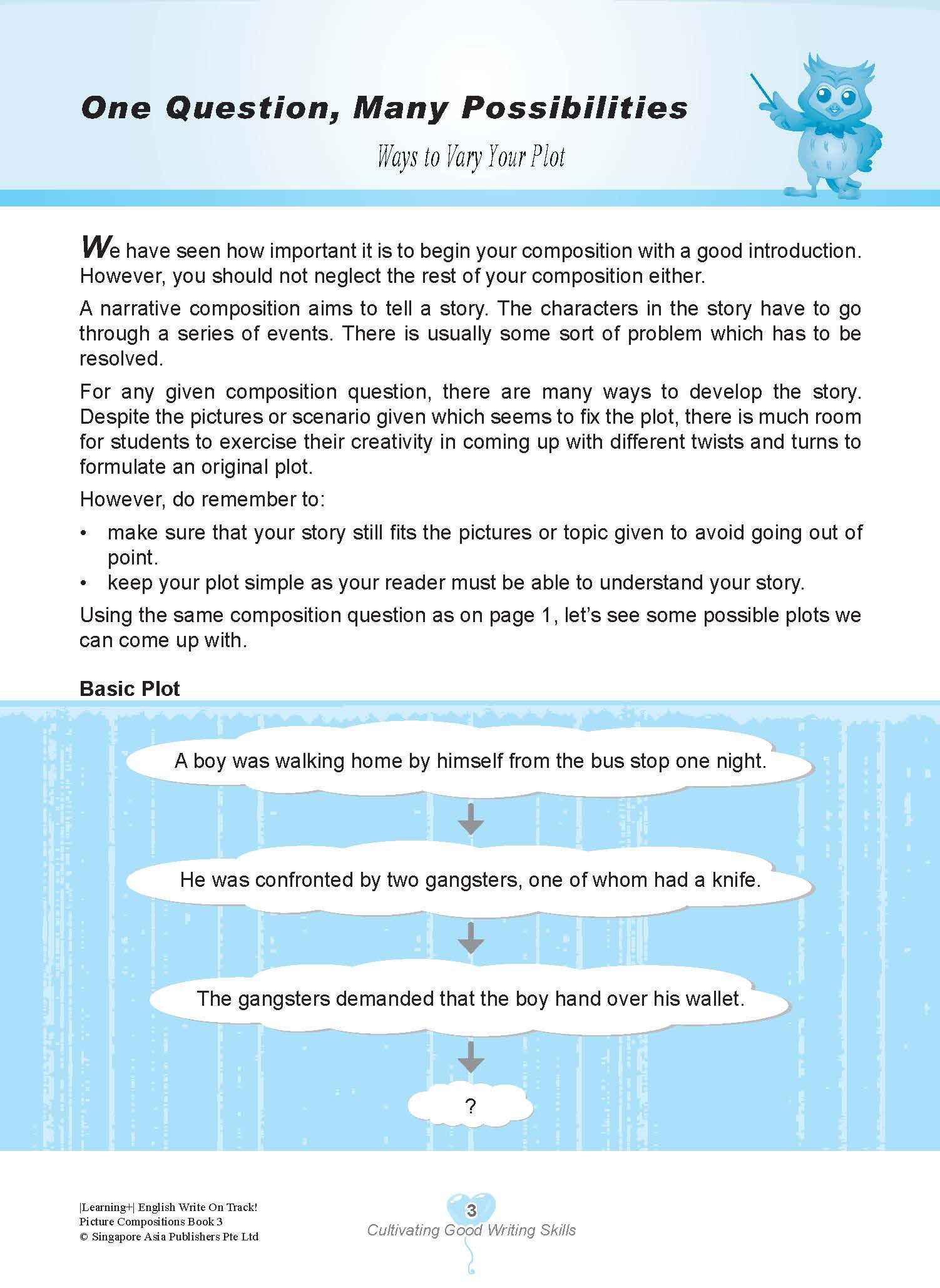 LEARNING+ English Write on Track! PICTURE COMPOSITIONS Book 3