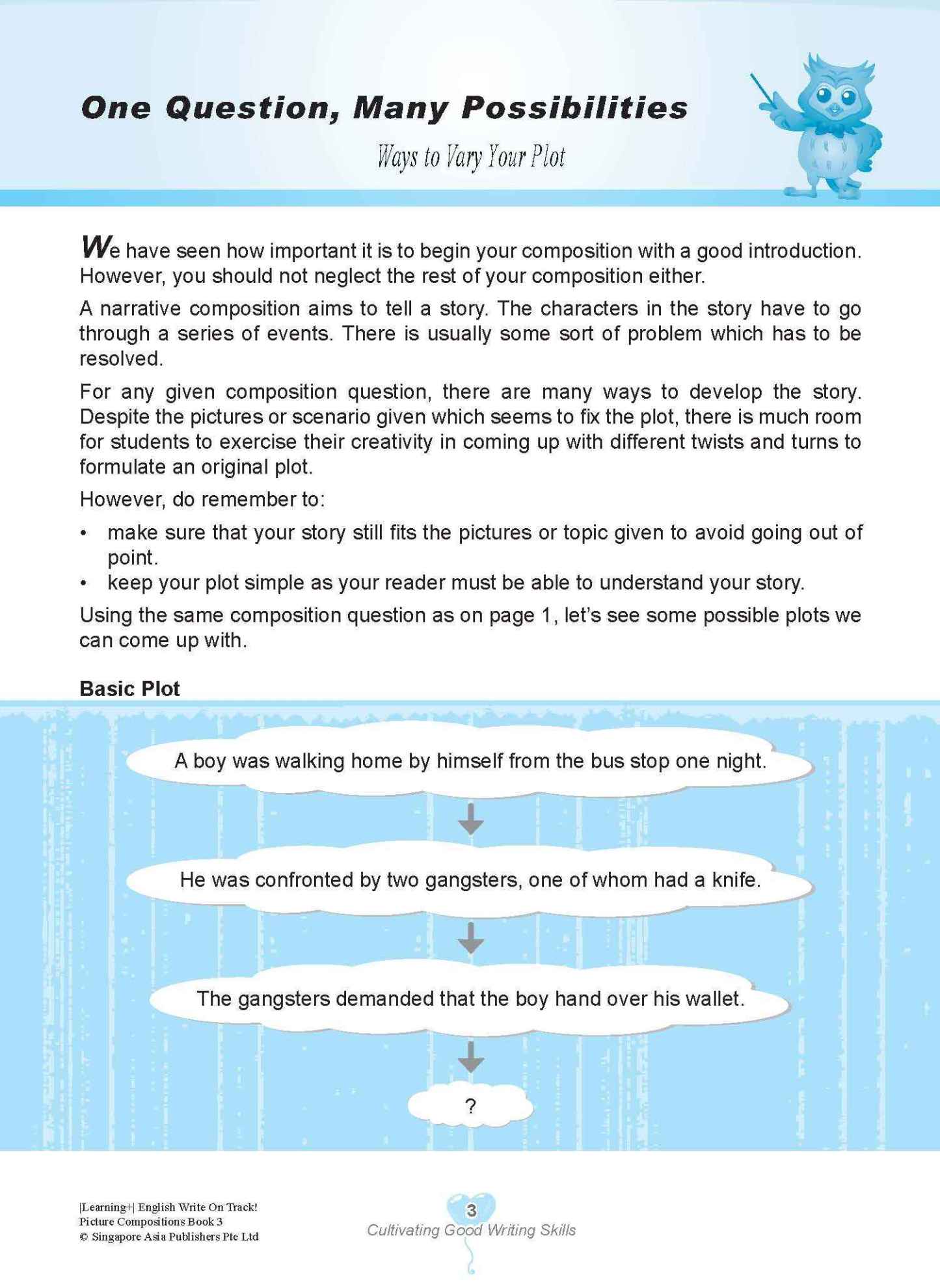 LEARNING+ English Write on Track! PICTURE COMPOSITIONS Book 3