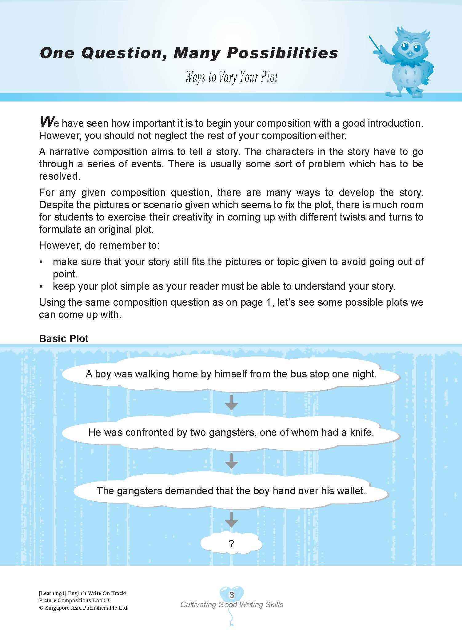 LEARNING+ English Write on Track! PICTURE COMPOSITIONS Book 3