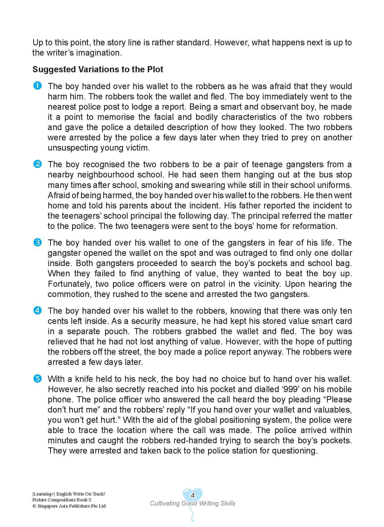 LEARNING+ English Write on Track! PICTURE COMPOSITIONS Book 3