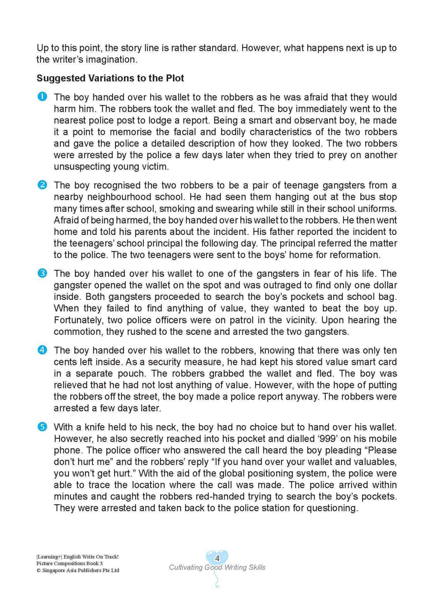 LEARNING+ English Write on Track! PICTURE COMPOSITIONS Book 3