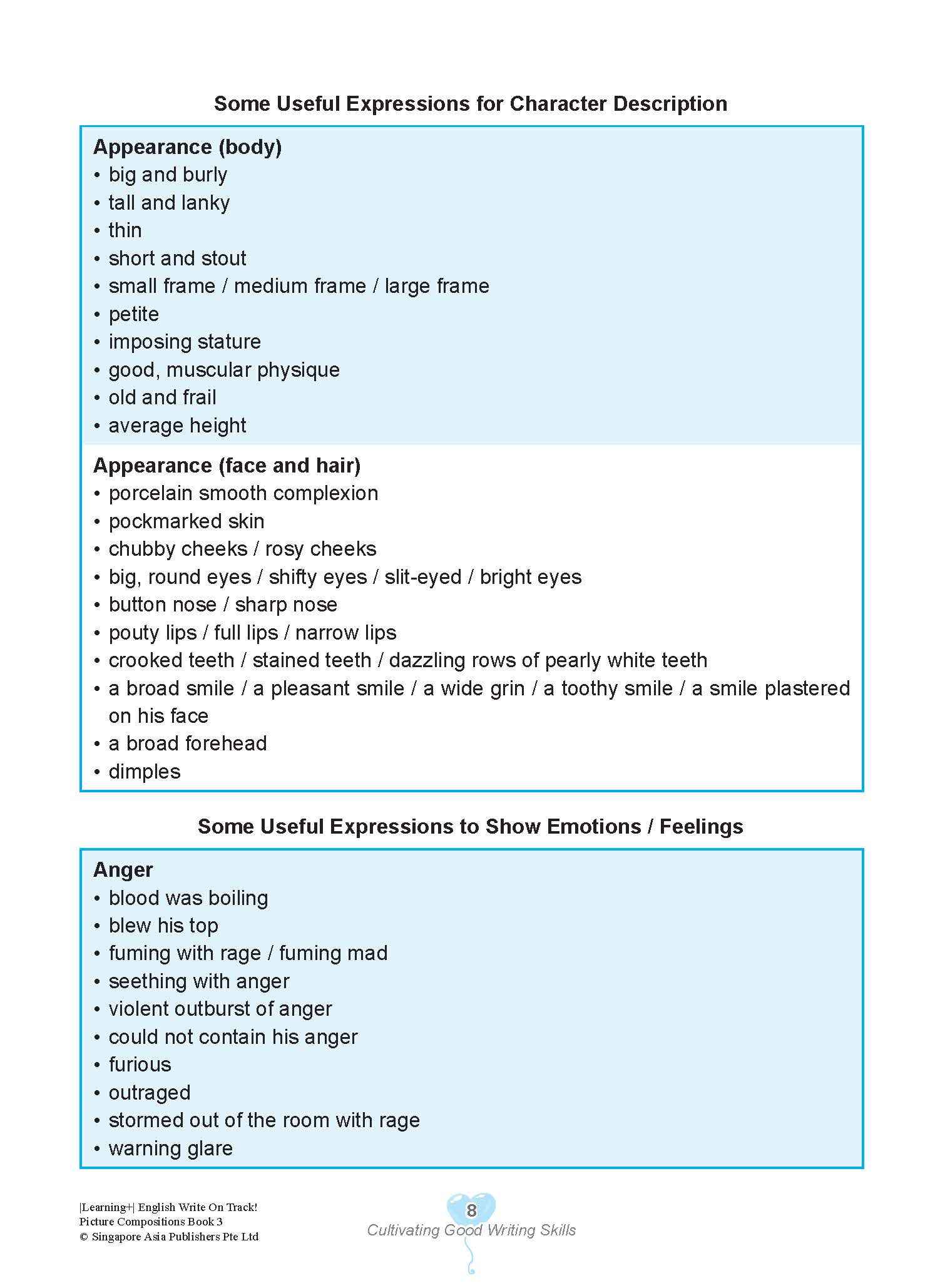 LEARNING+ English Write on Track! PICTURE COMPOSITIONS Book 3