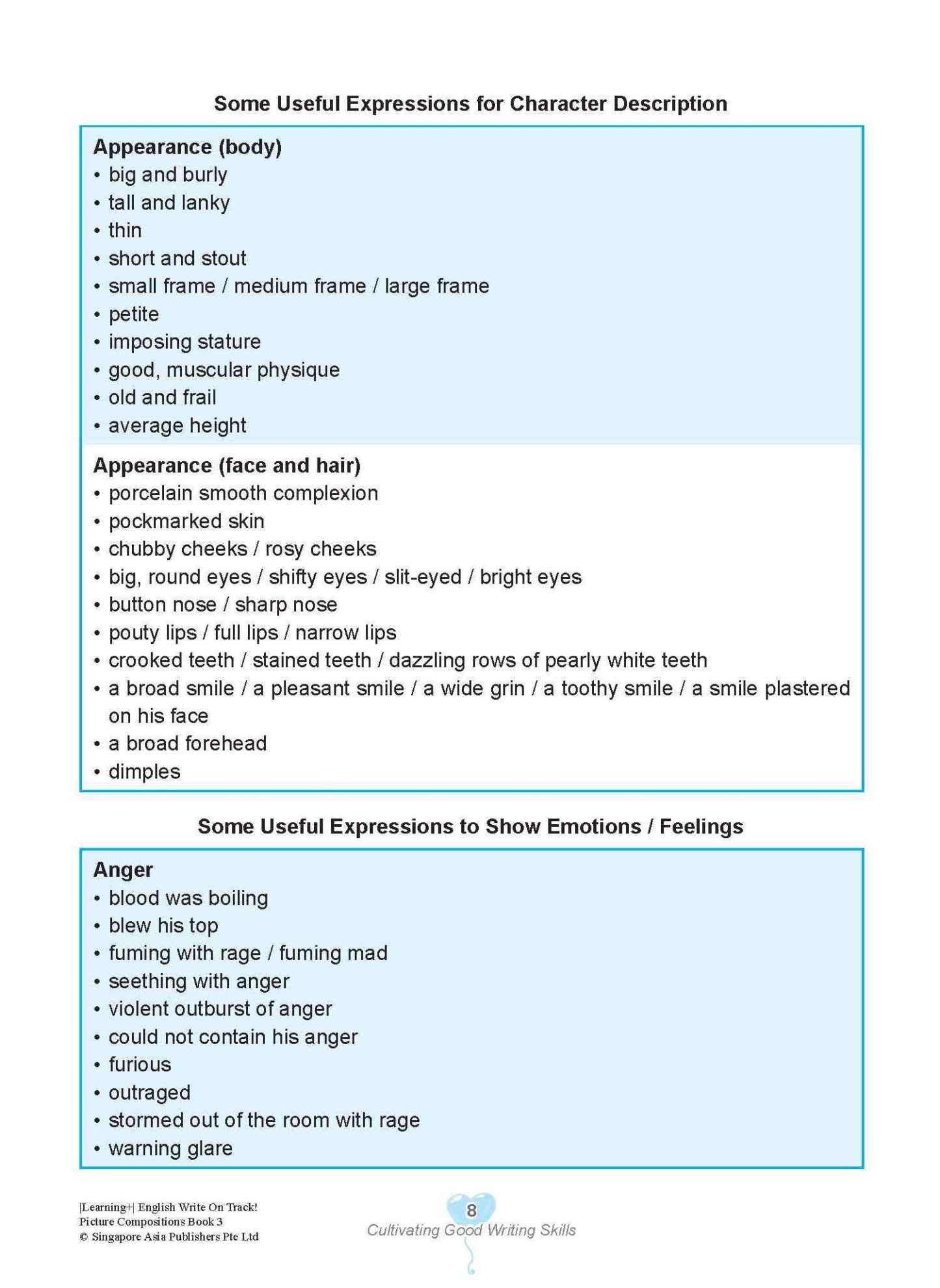 LEARNING+ English Write on Track! PICTURE COMPOSITIONS Book 3