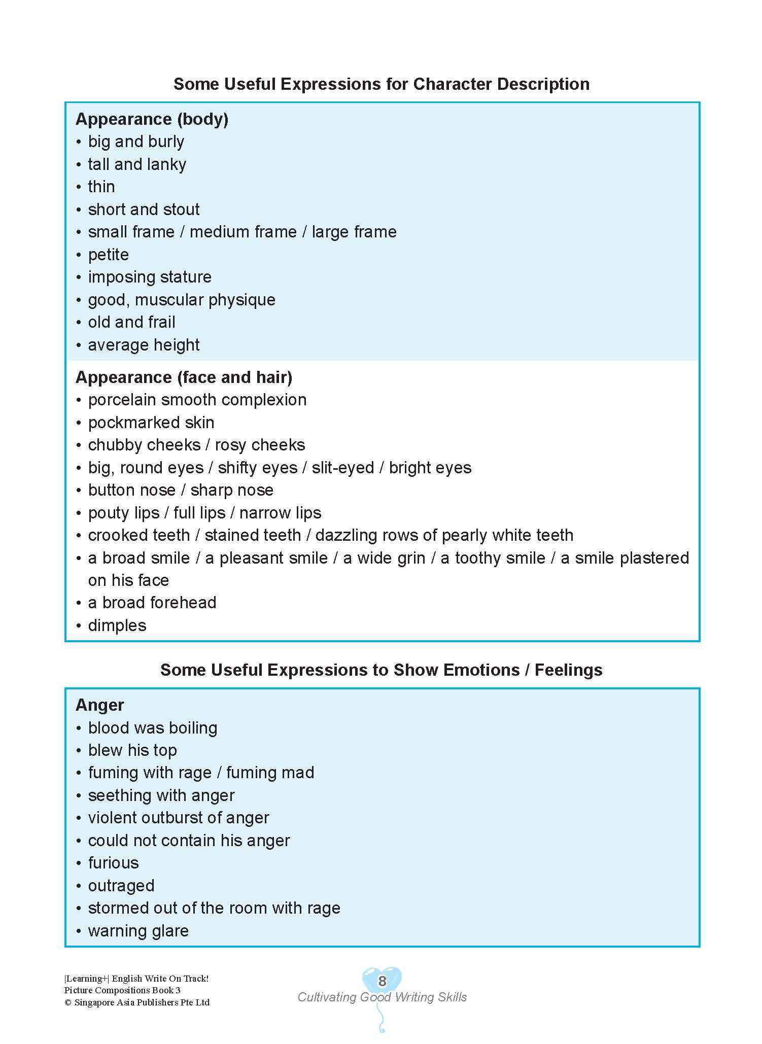 LEARNING+ English Write on Track! PICTURE COMPOSITIONS Book 3