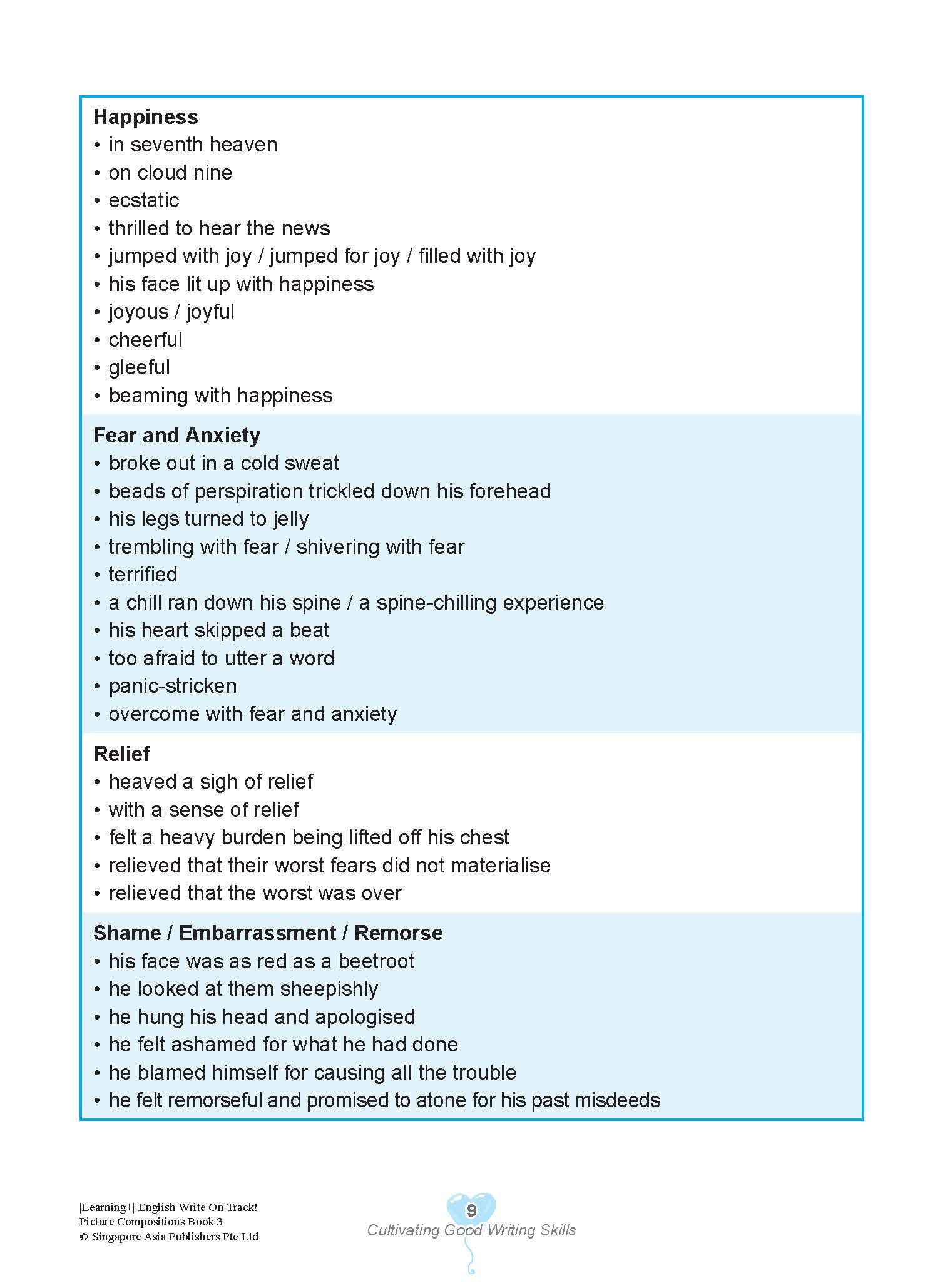 LEARNING+ English Write on Track! PICTURE COMPOSITIONS Book 3