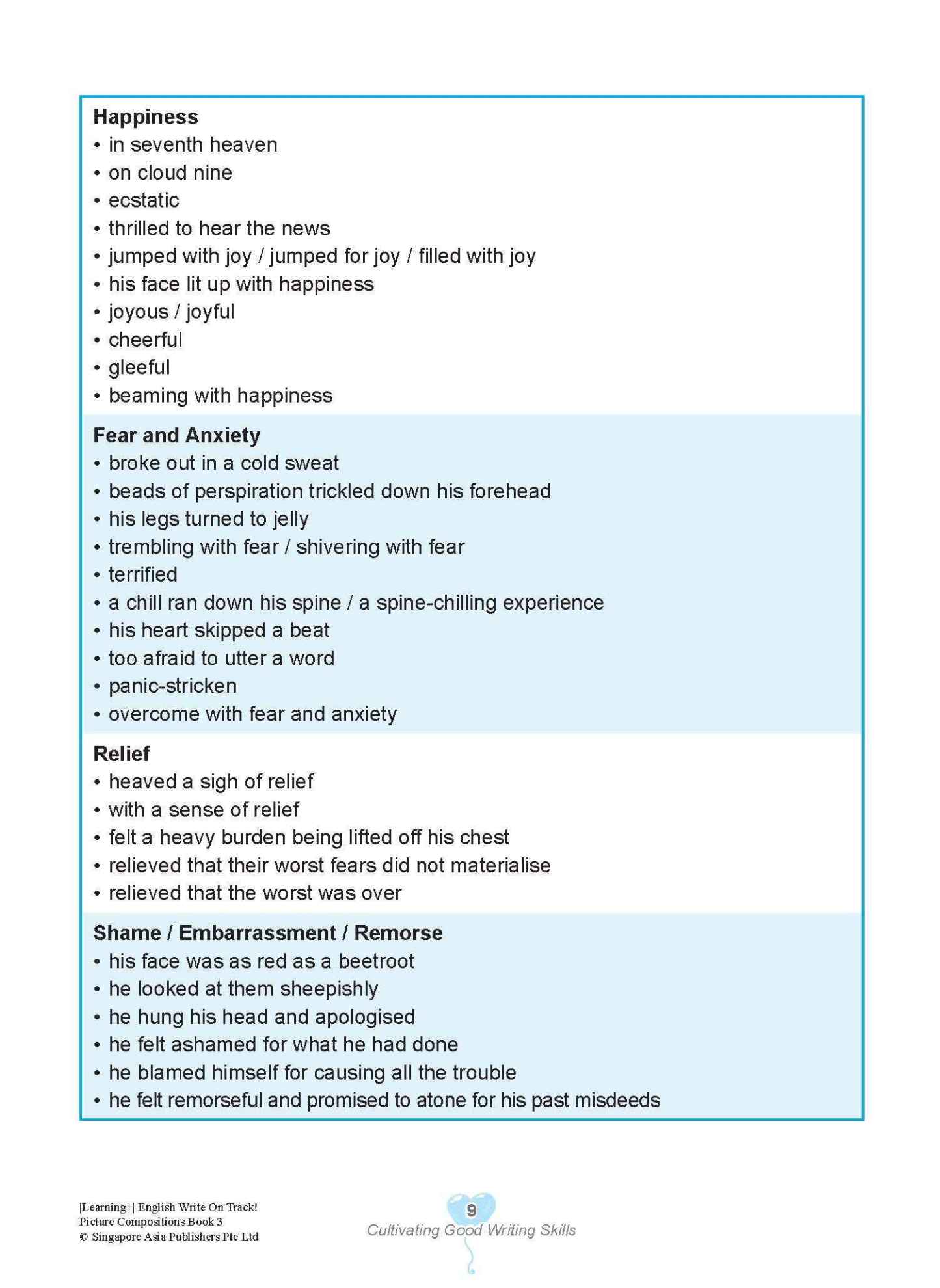 LEARNING+ English Write on Track! PICTURE COMPOSITIONS Book 3