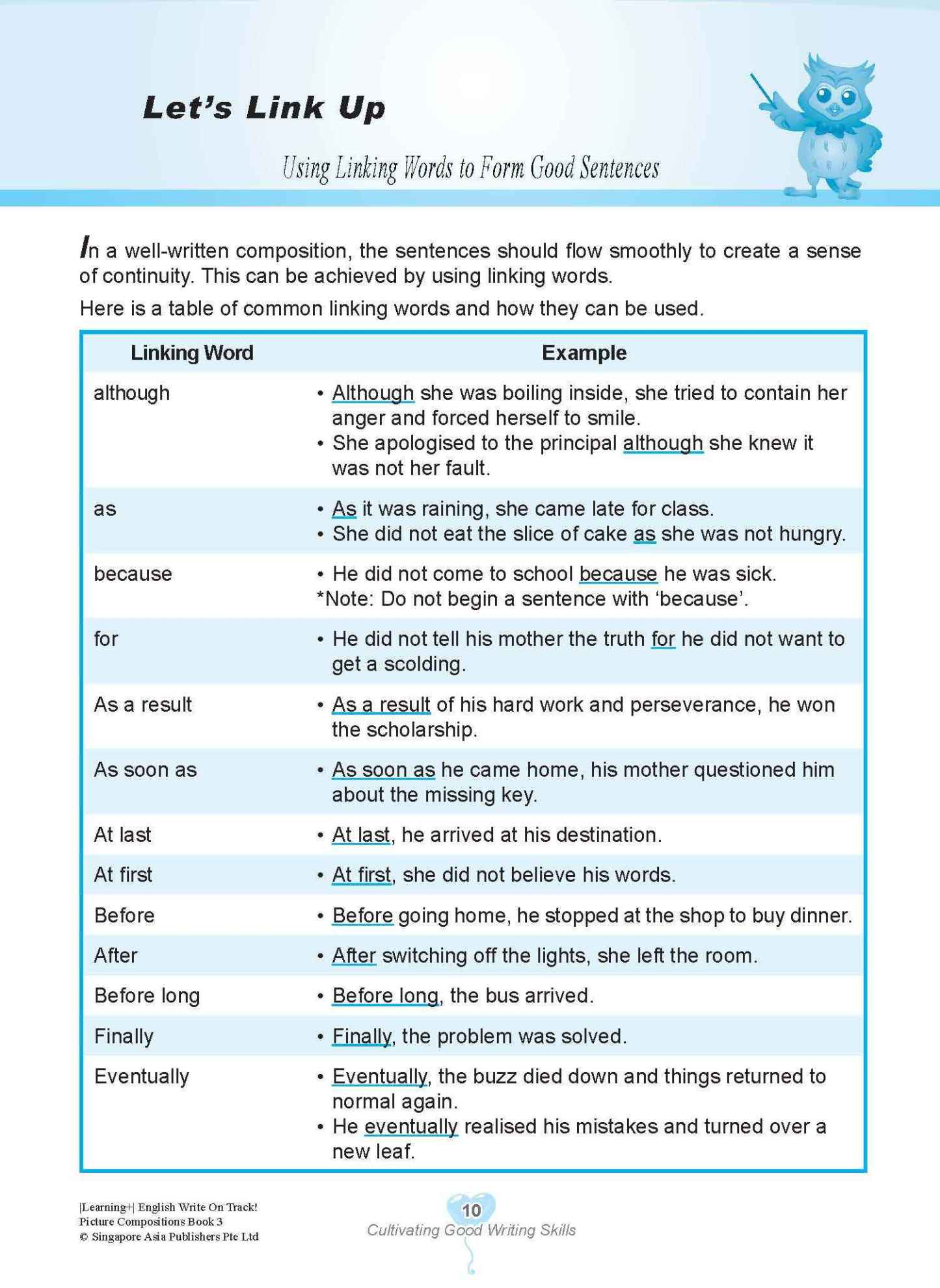 LEARNING+ English Write on Track! PICTURE COMPOSITIONS Book 3